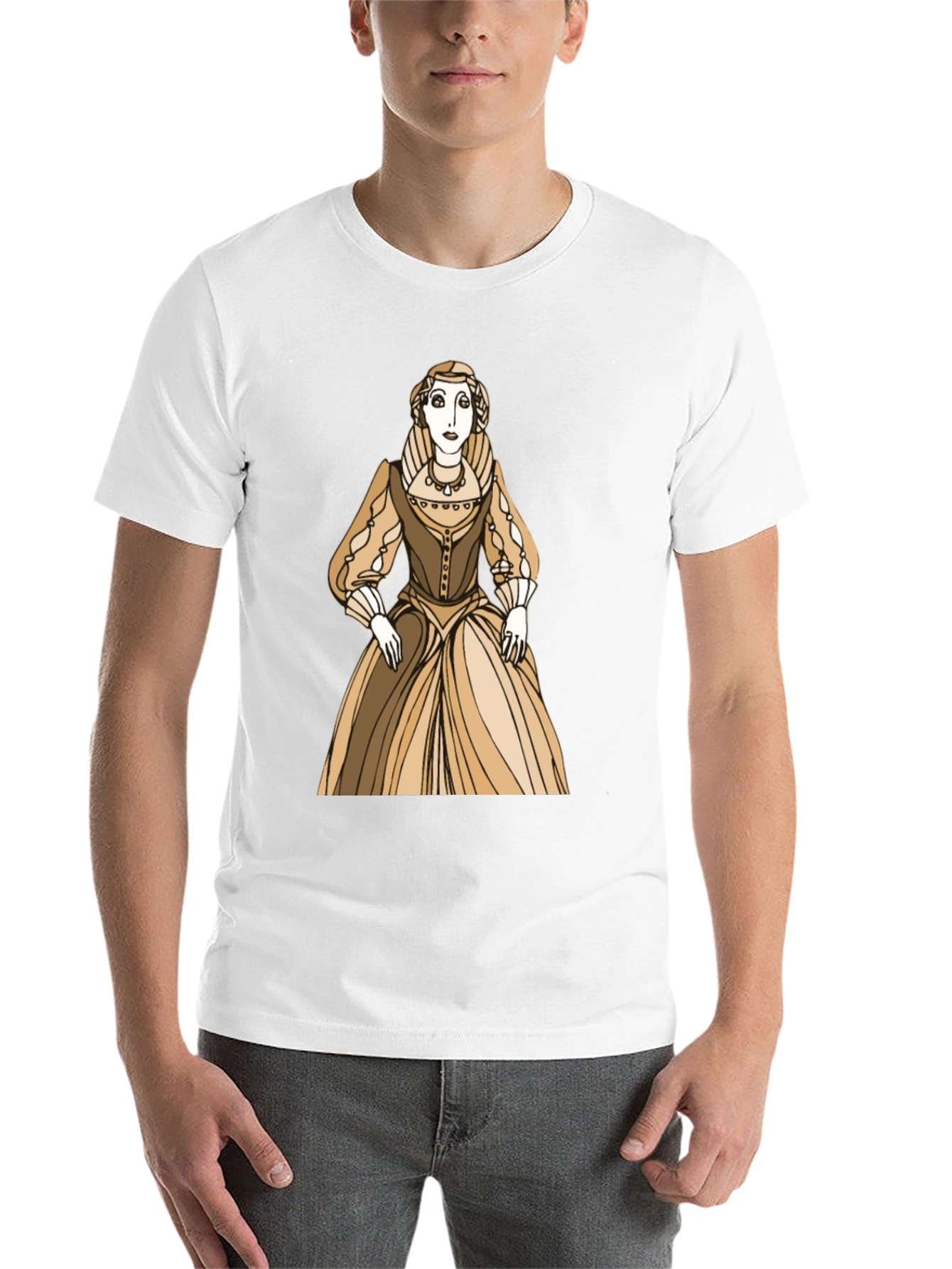 Black Renaissance Woman Graphic Tee - Classic Art Shirt view 14