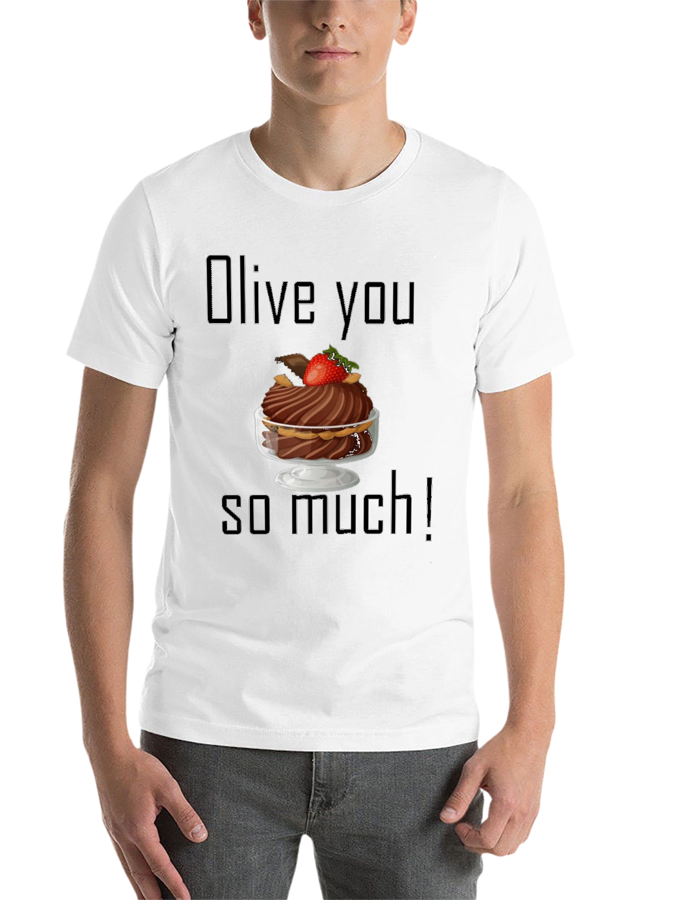 Black Olive You So Much Graphic T-Shirt view 14