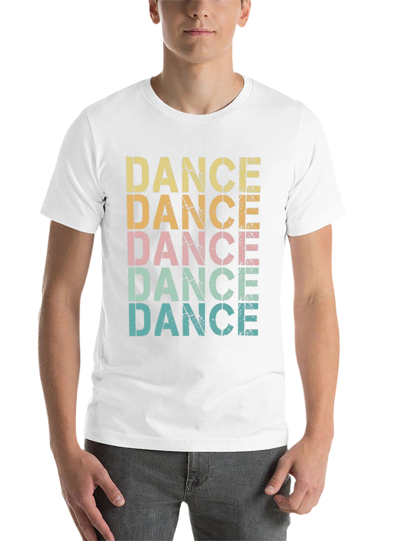 Black Retro Dance T-Shirt - Vintage Style Tee view 14