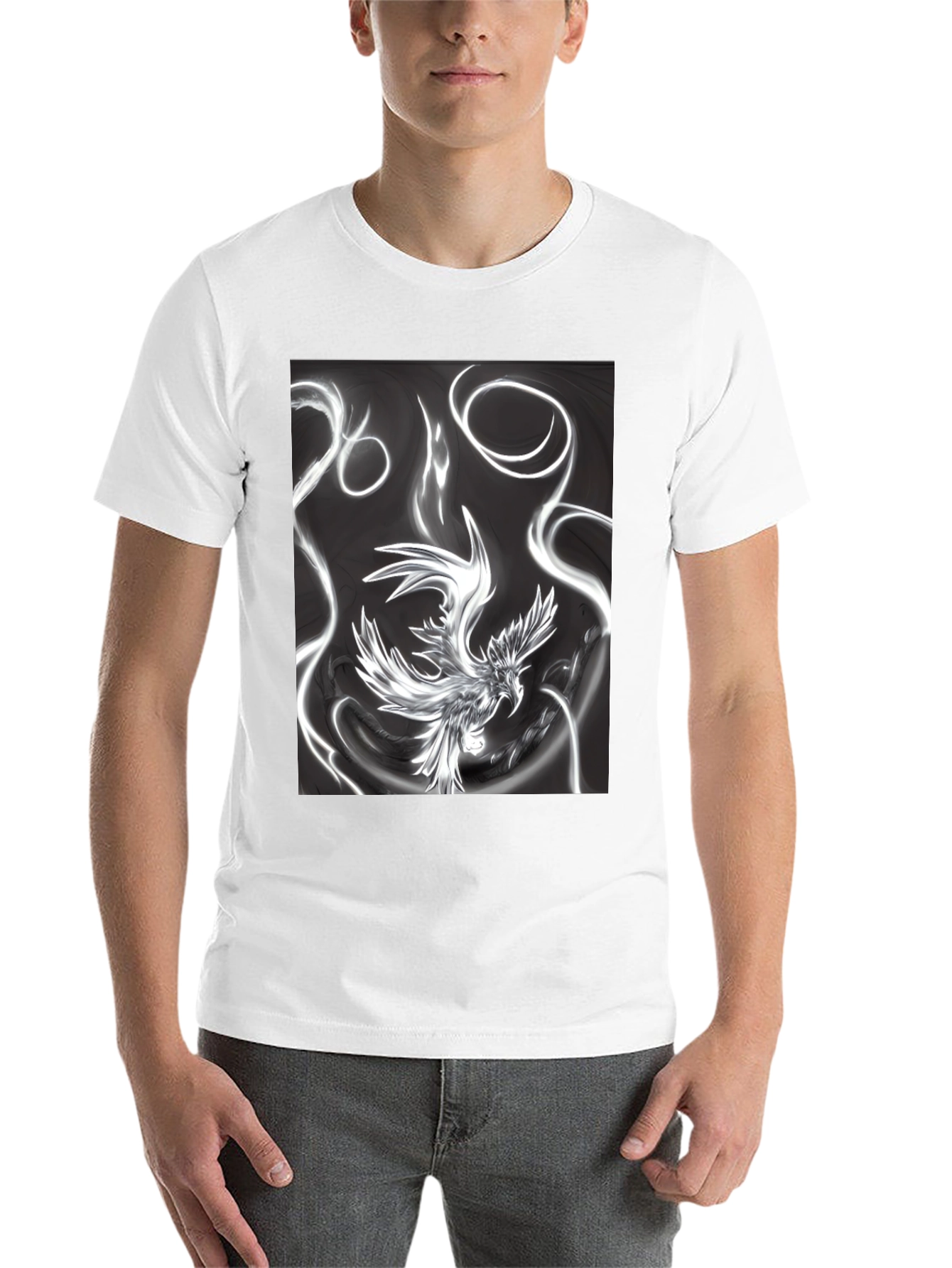 Black Phoenix Graphic Black T-Shirt view 14