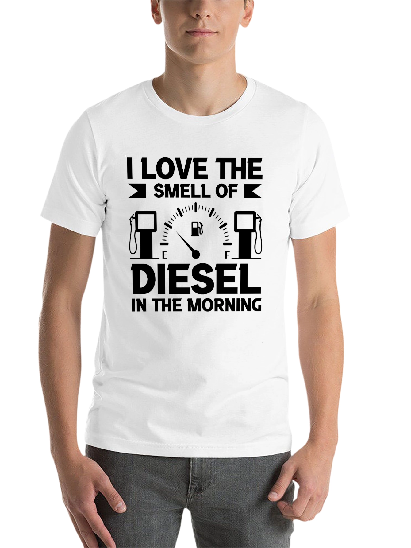 Black Diesel Smell T-Shirt - Morning Humor view 14
