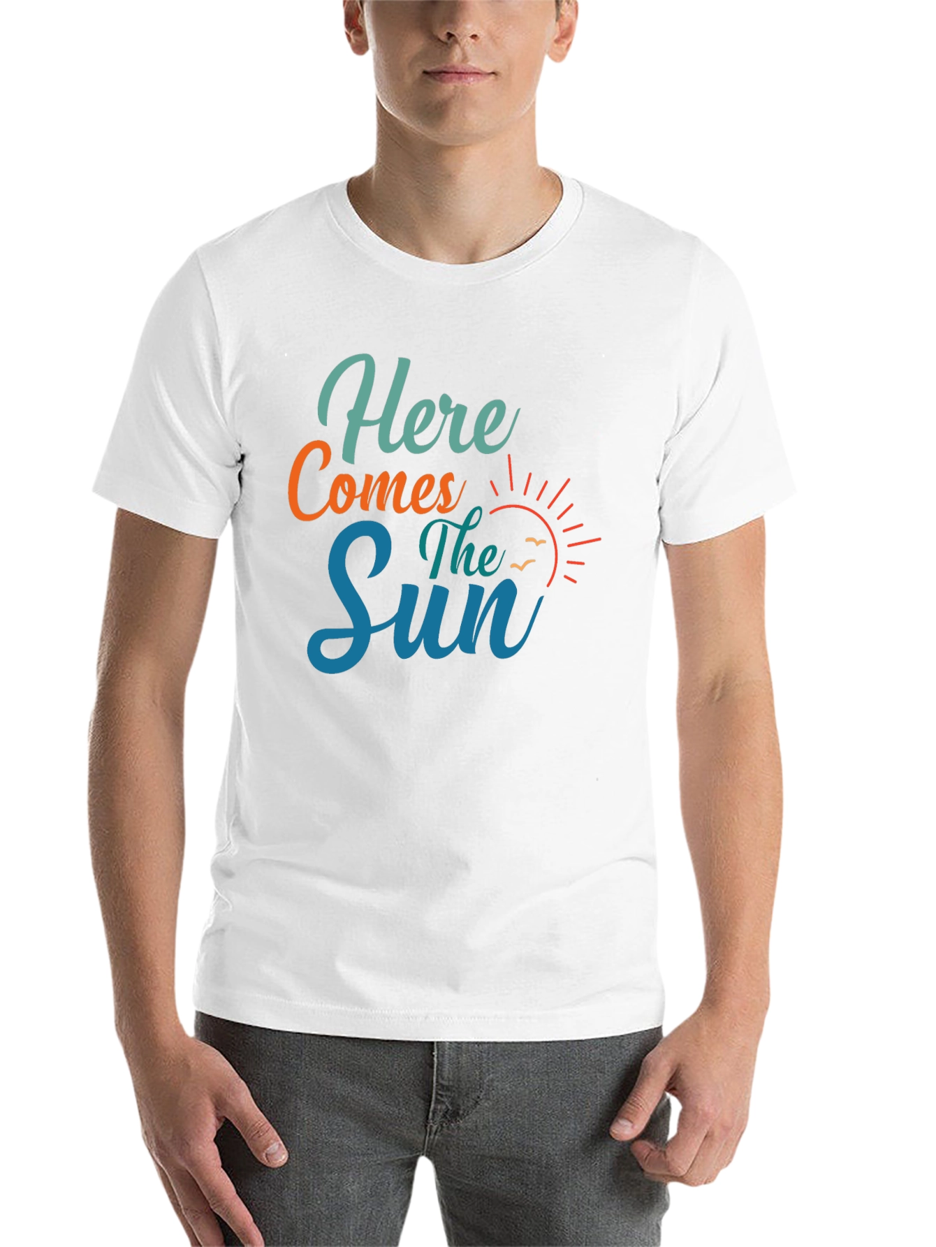 Black Here Comes The Sun Graphic Tee - Black view 14