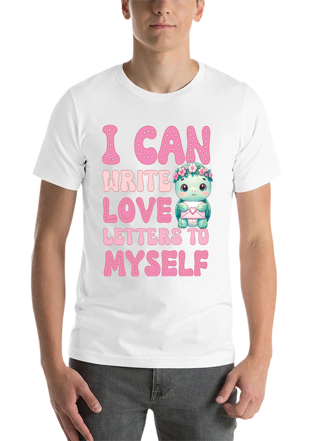 Black I Can Write Love Letters to Myself T-Shirt view 14