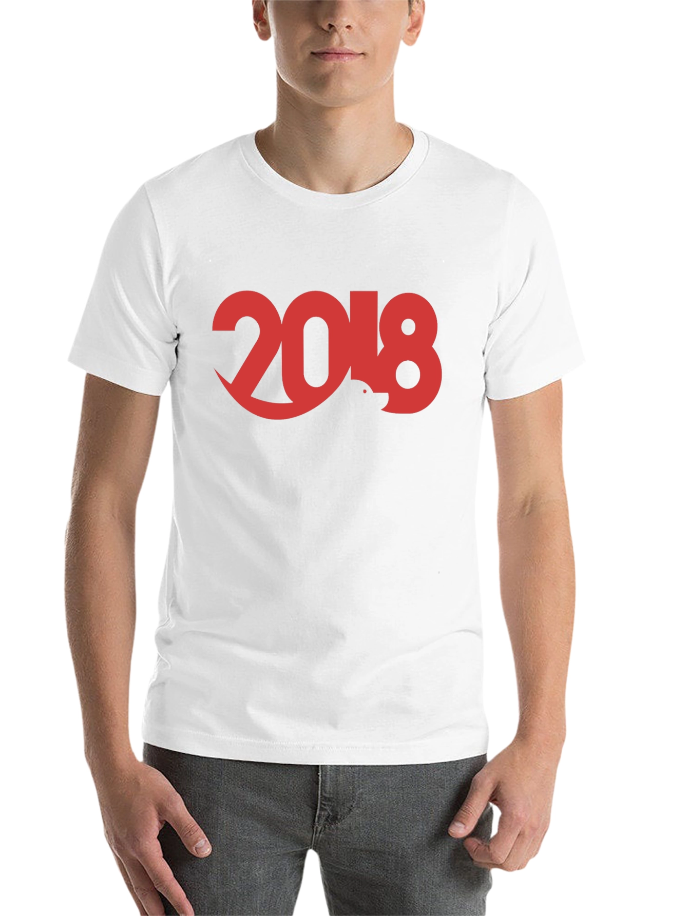 Black 2018 Graphic Tee - Black Crew Neck T-Shirt view 14