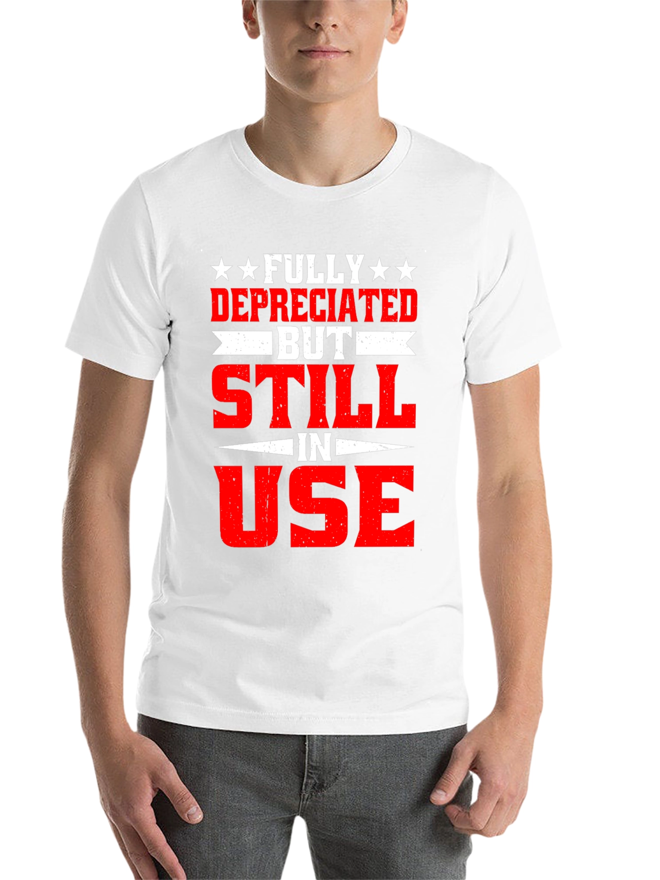 Black Fully Depreciated But Still In Use T-Shirt view 14