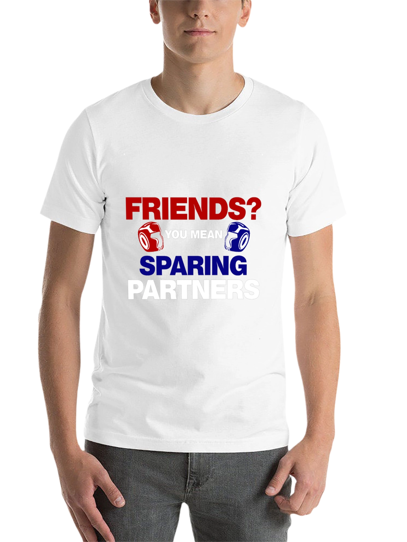 Black Friends? Sparring Partners Graphic Tee view 14