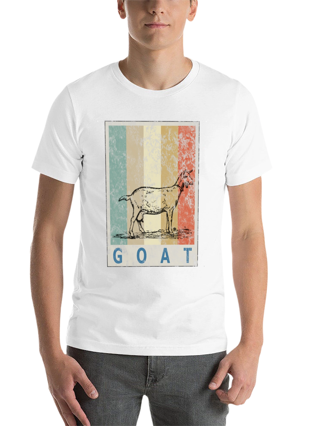 Black Vintage Goat T-Shirt - Graphic Tee view 14