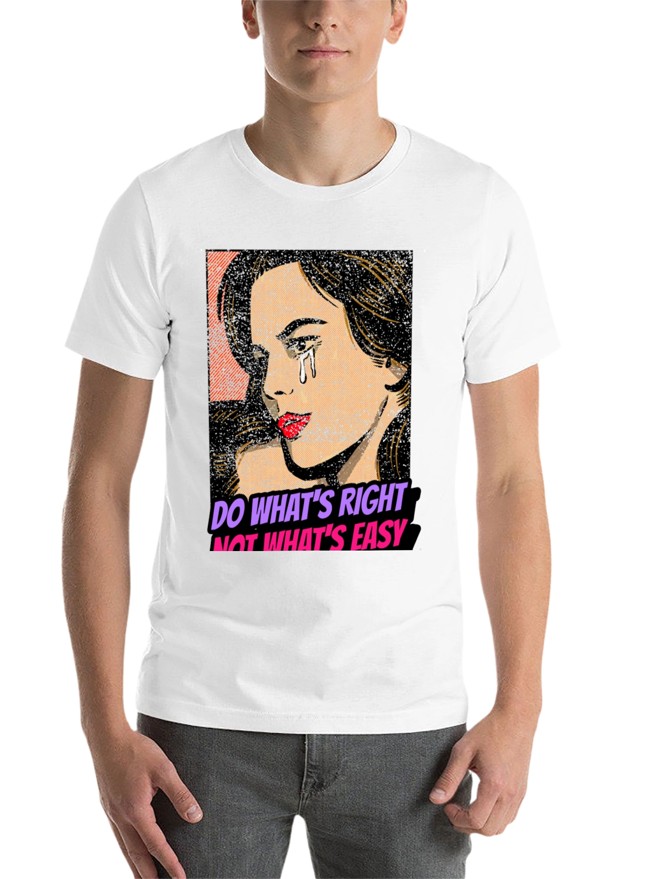 Black Do What's Right T-Shirt view 14