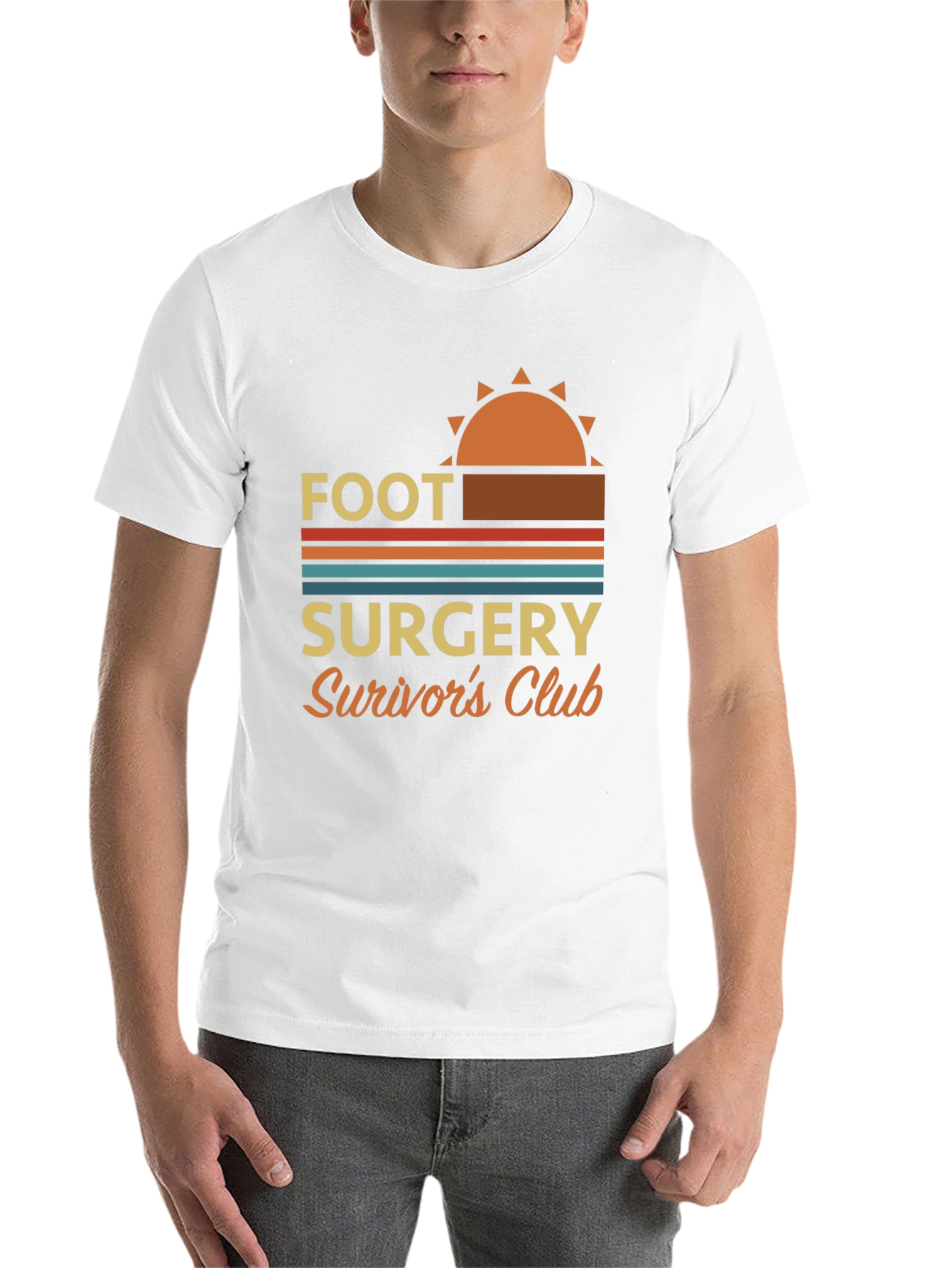 Black Foot Surgery Survivor's Club Graphic Tee view 14