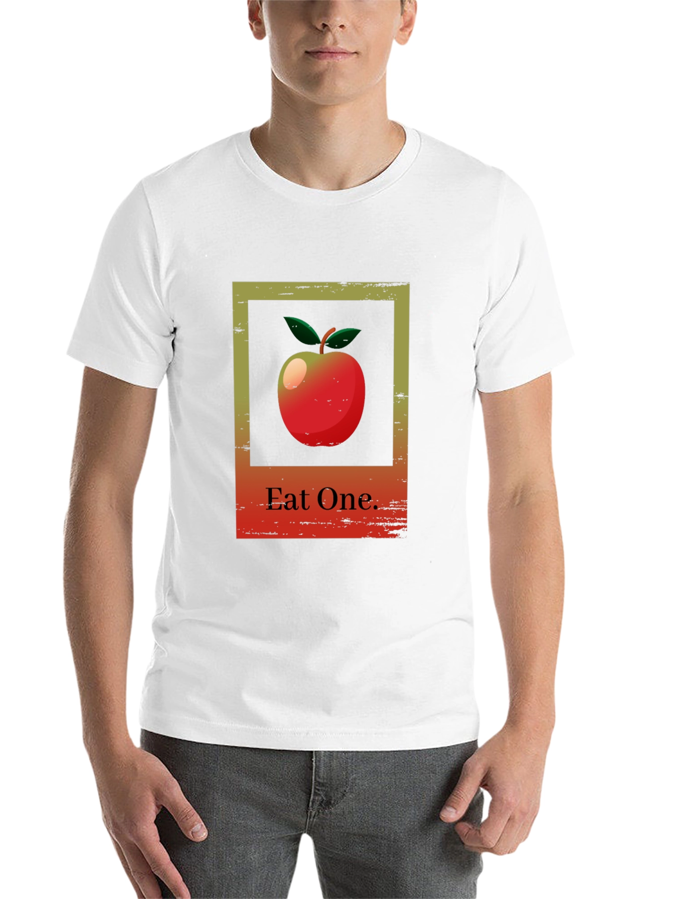 Eat One Apple Graphic T-Shirt - 14