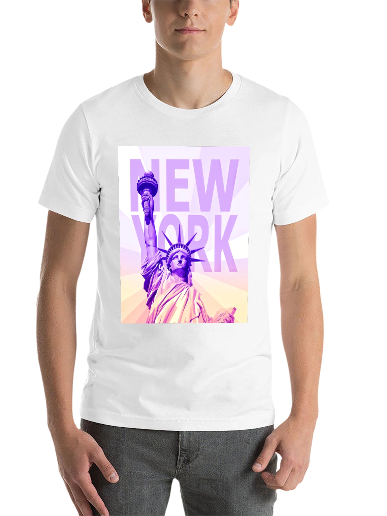 Black Statue of Liberty Graphic Tee view 14