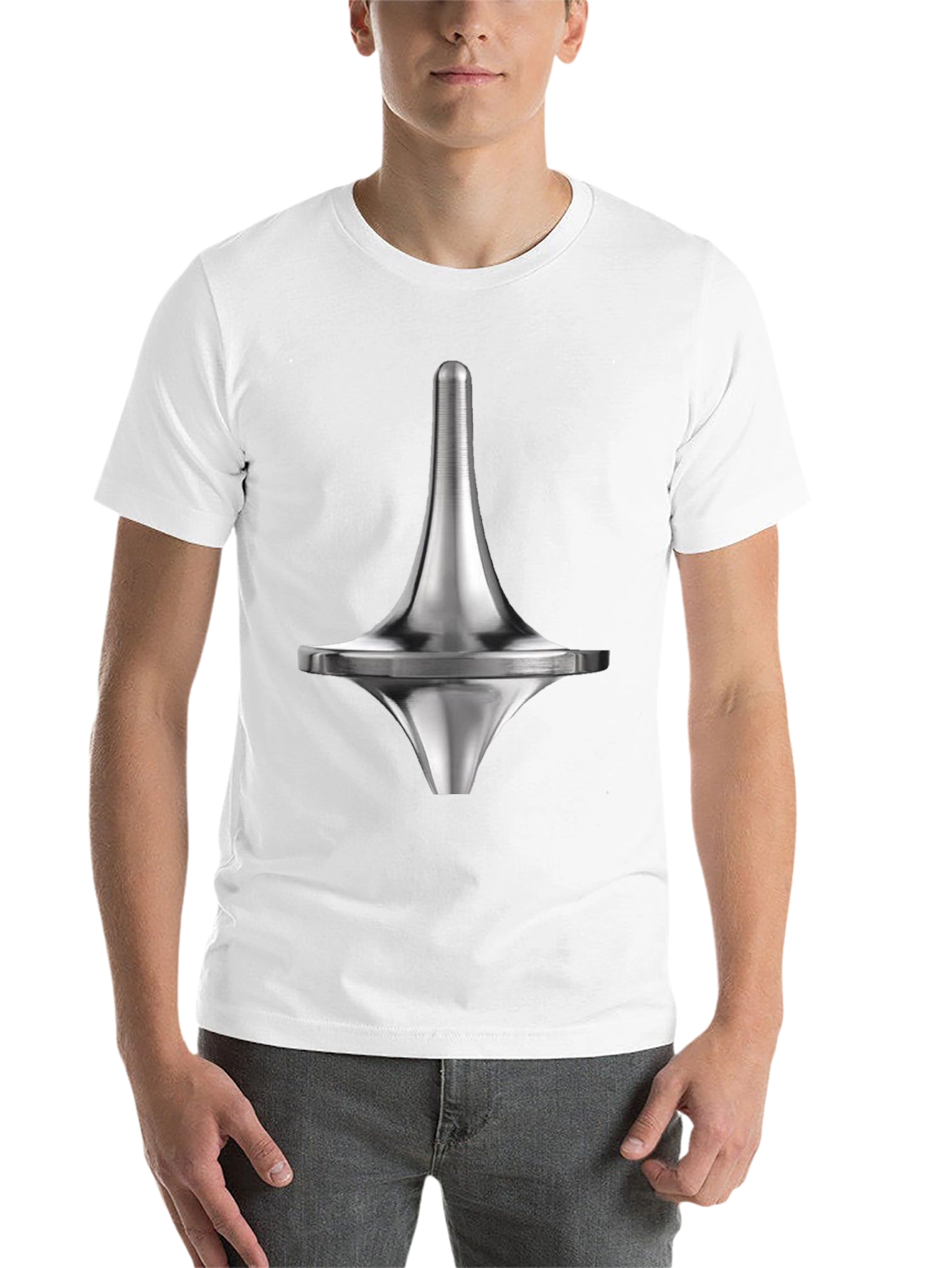 Black Inception Totem T-Shirt - Dream Spinner Design view 14