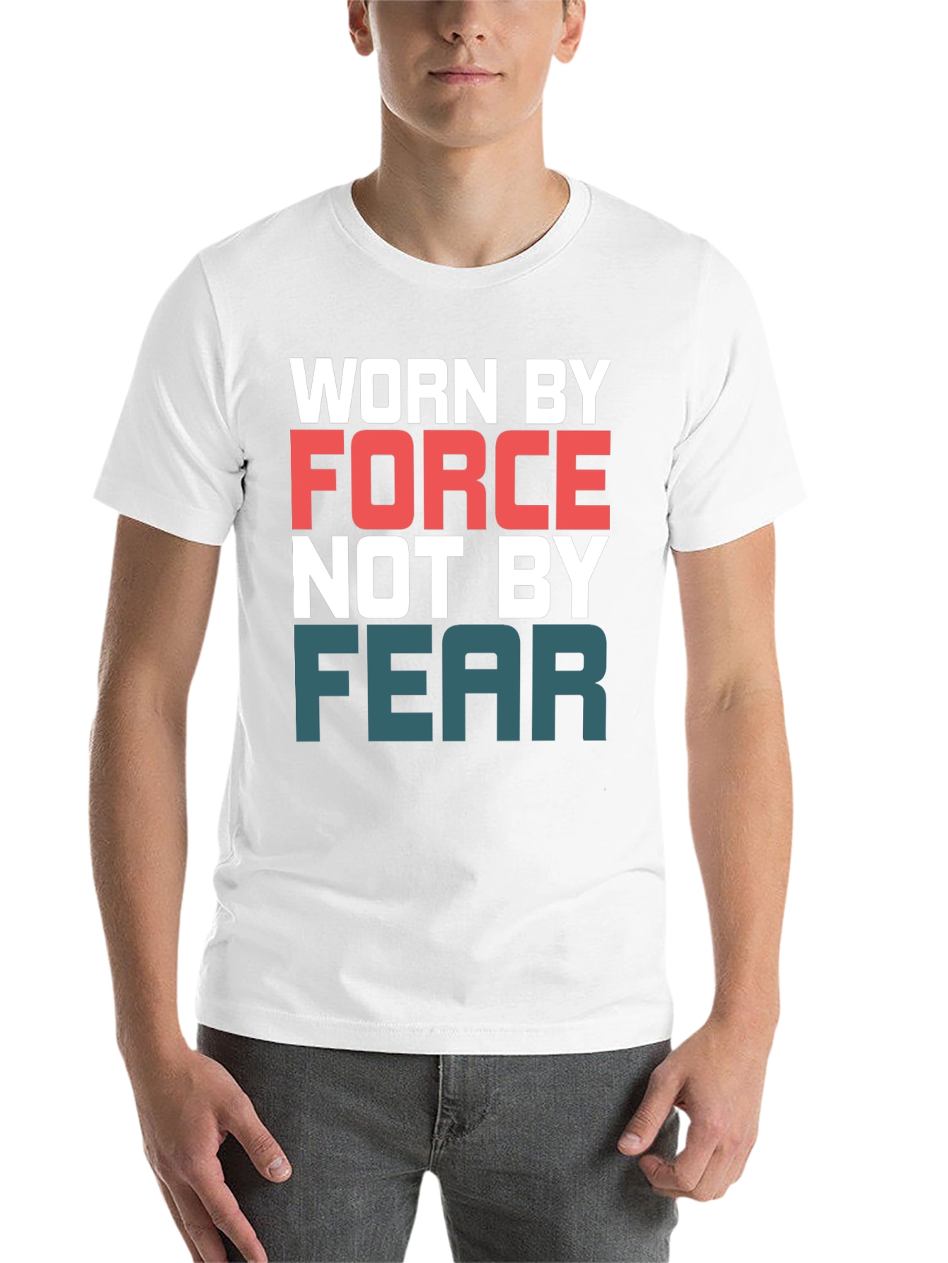 Black Worn by Force T-Shirt view 14