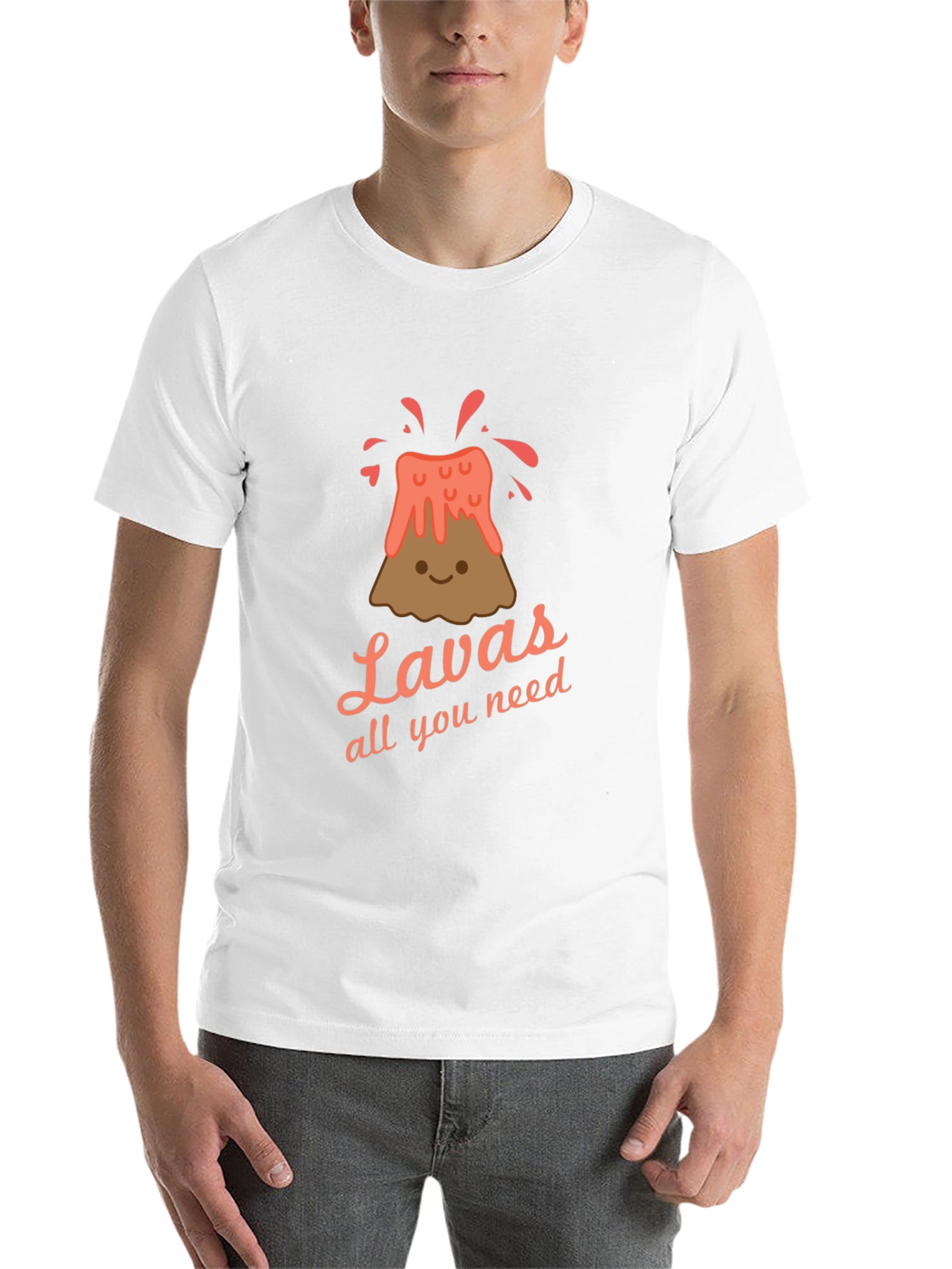 Black Cute Lava Volcano Graphic T-Shirt -  All You Need! view 14