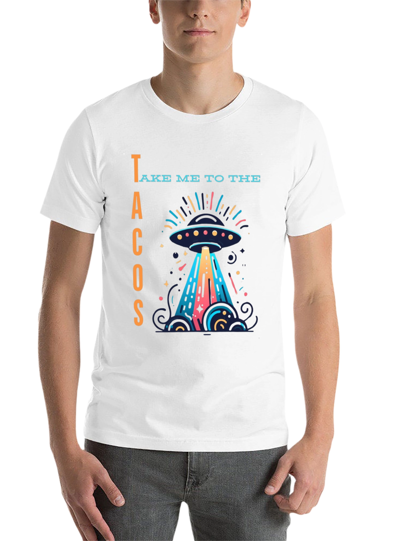 Black Take Me to the Tacos Graphic T-Shirt view 14