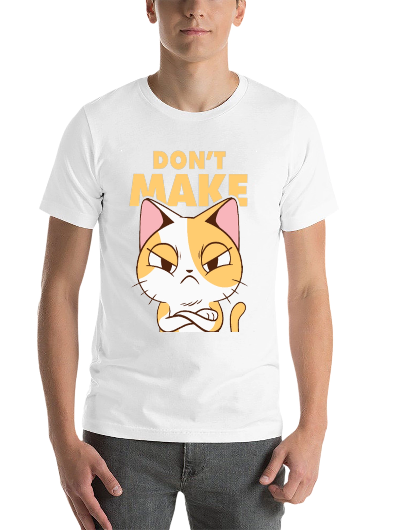 Black Don't Make Me Angry Cat T-Shirt view 14
