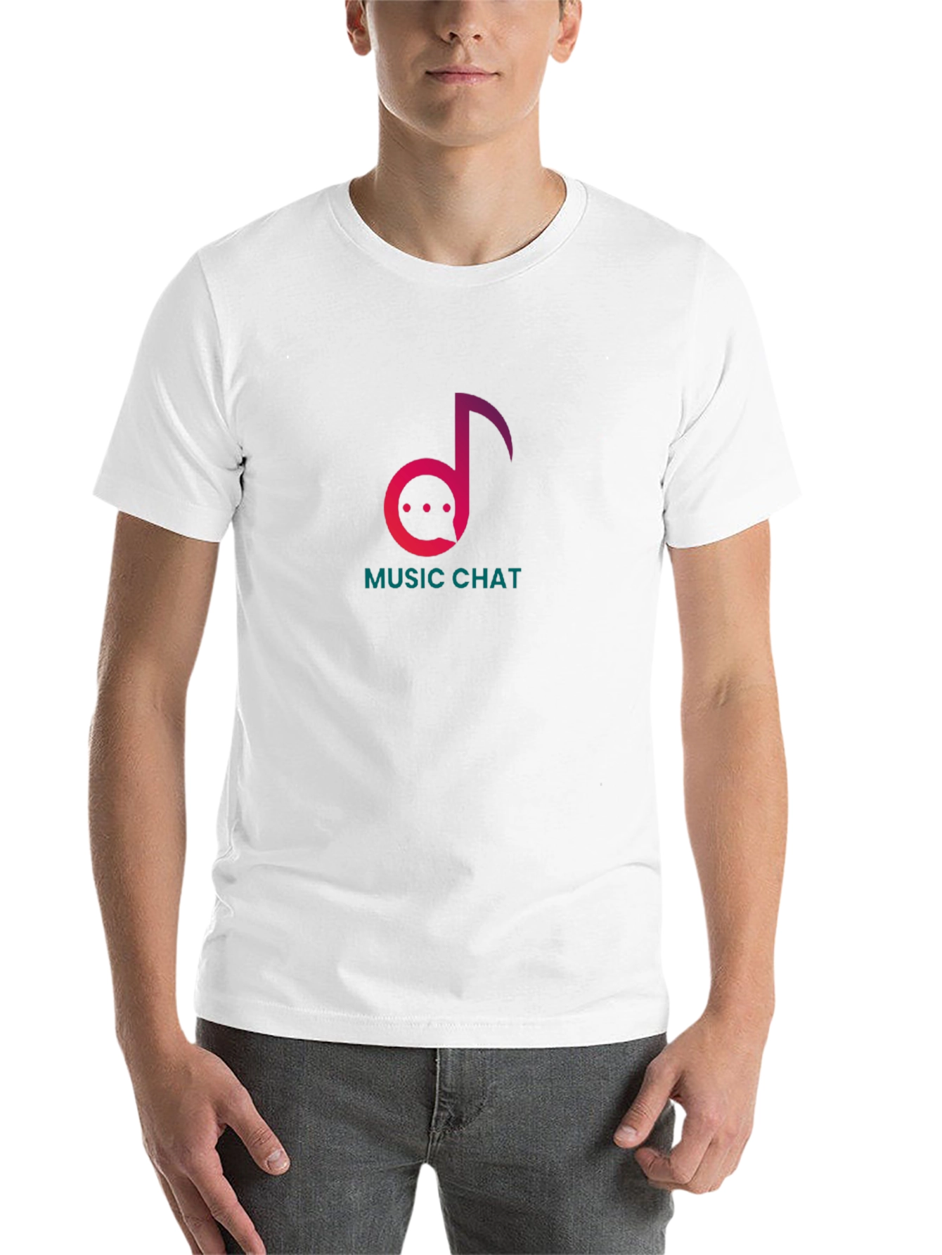 Black Music Chat Graphic Tee - Trendy Musician T-Shirt view 14
