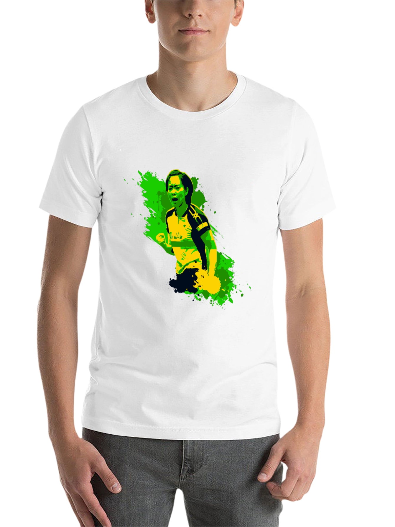 Black Ping Pong Player Graphic Tee - Unique Design view 14