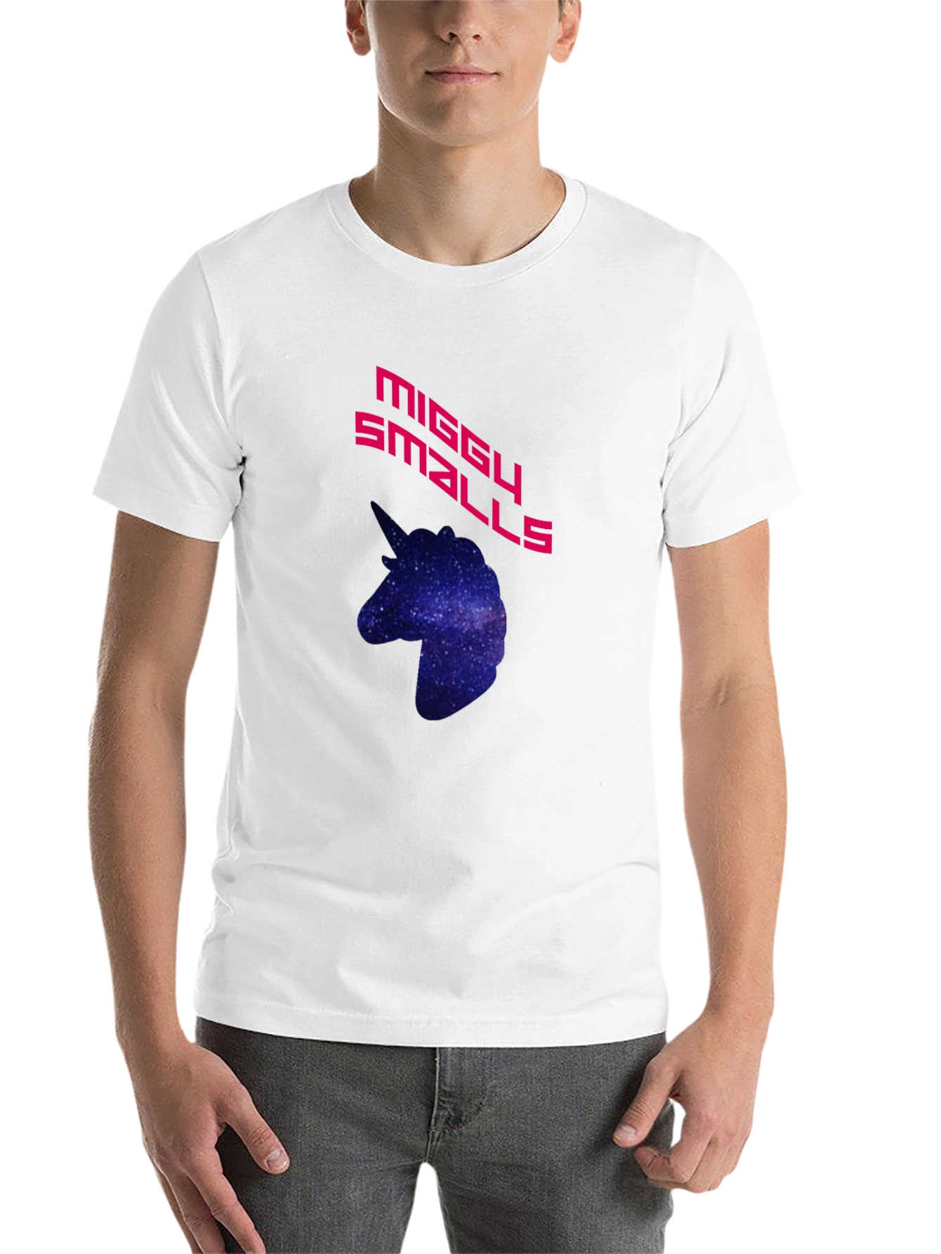 Black MIGGY SMALLS Graphic T-Shirt - Galaxy Unicorn view 14