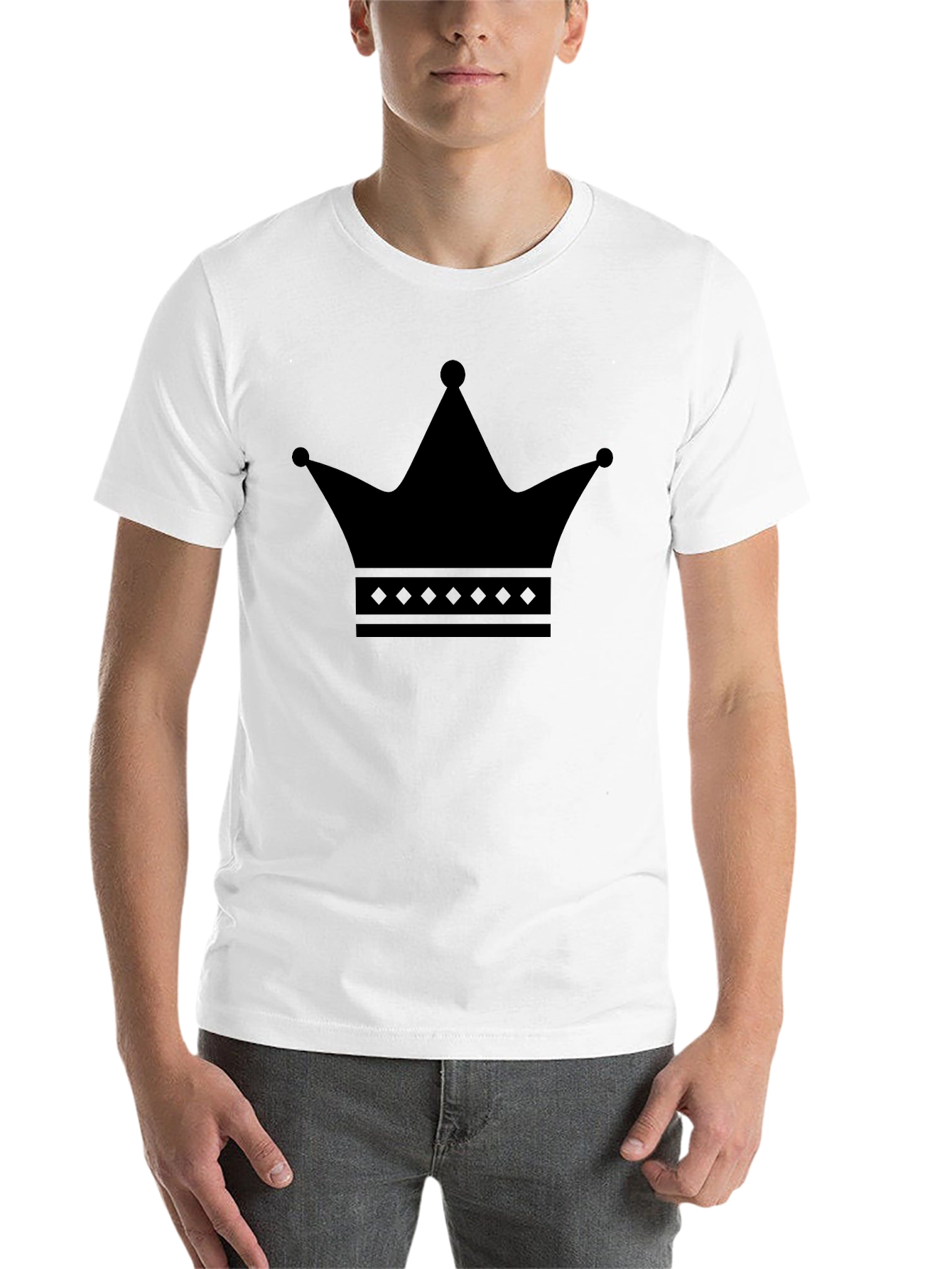 Black Black Crown Graphic Tee - King Style view 14