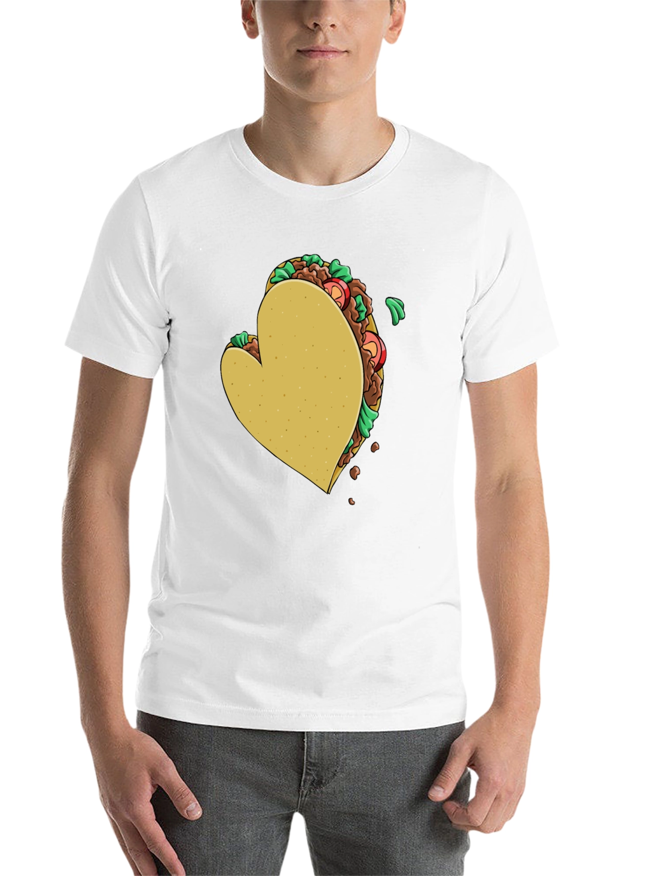 Black Heart Taco Graphic T-Shirt view 14