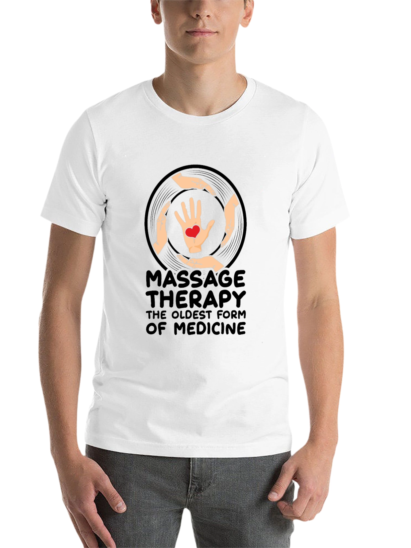 Massage Therapy T-Shirt - Oldest Form of Medicine - 14