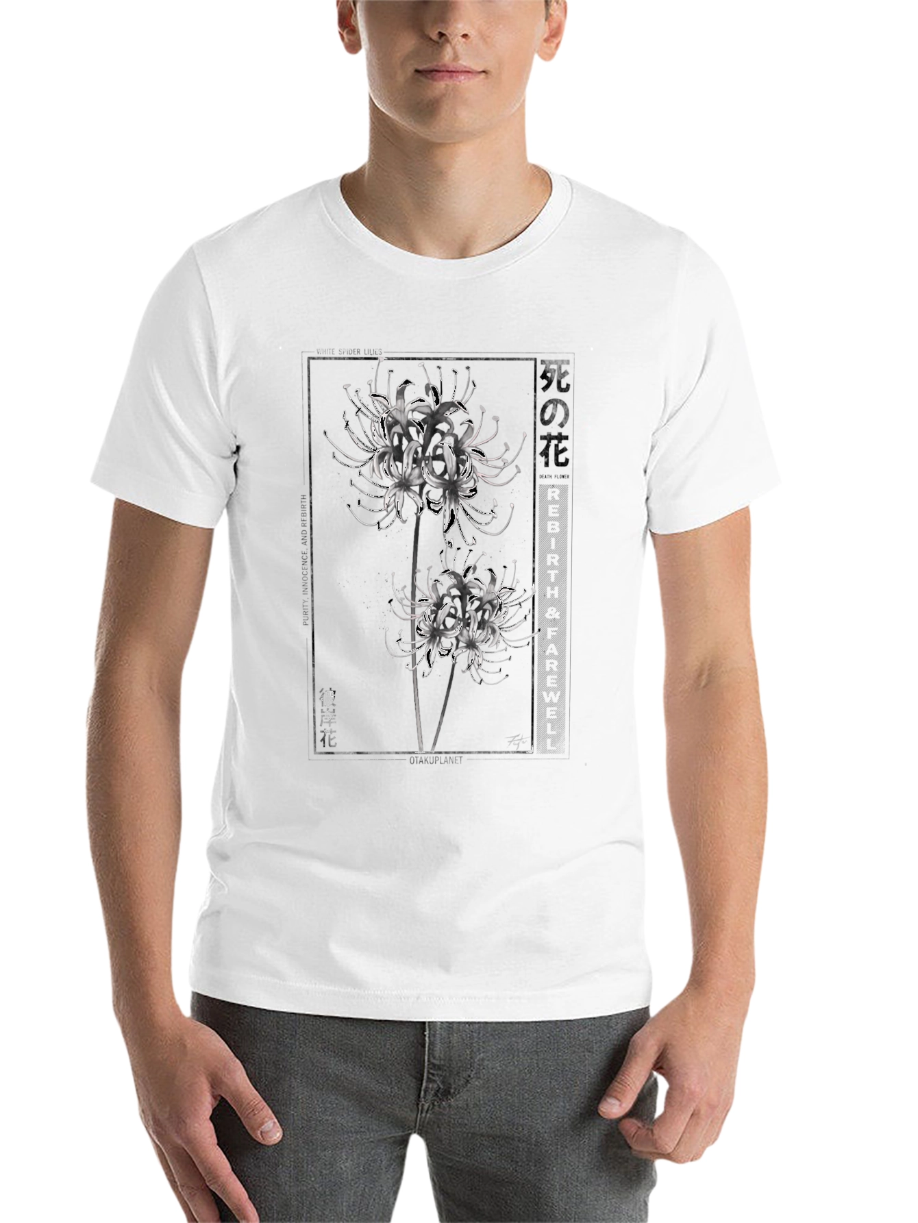 Black Floral Graphic T-Shirt - Black view 14