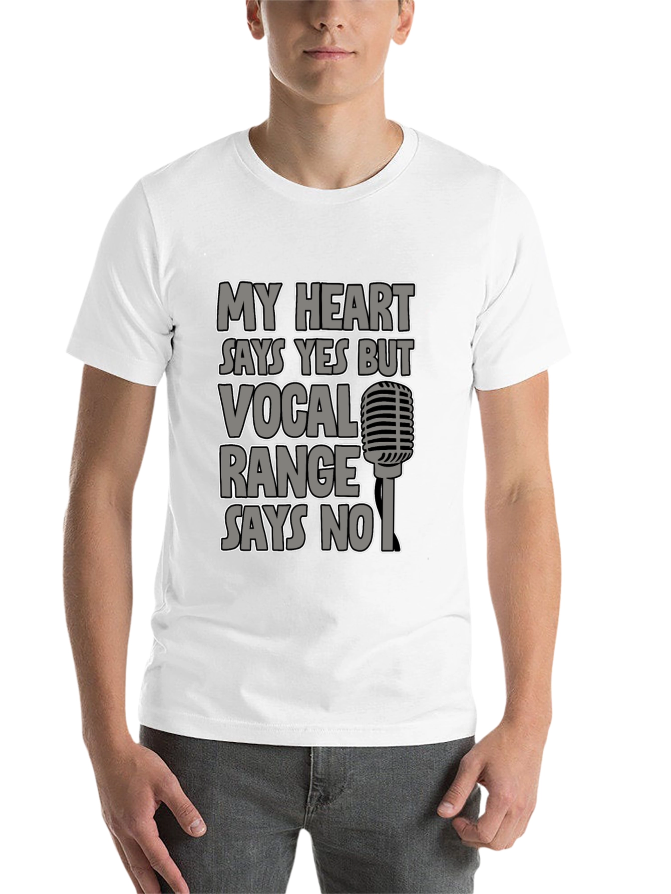Black My Heart Says Yes T-Shirt, Vocal Range Says No view 14