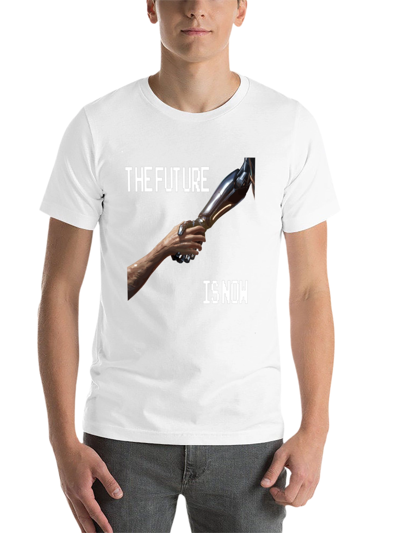 Black The Future is Now T-Shirt view 14