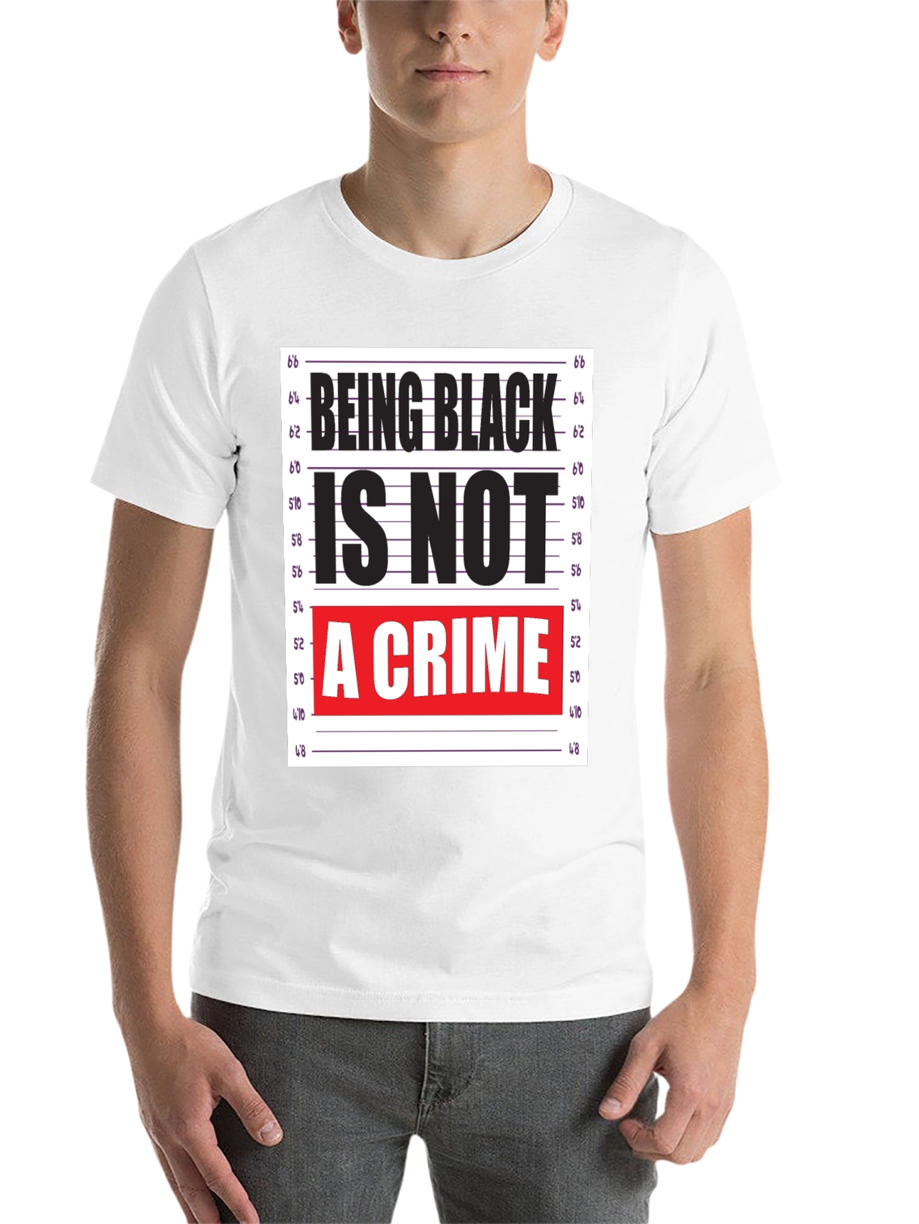 Black Being Black Is Not A Crime T-Shirt view 14