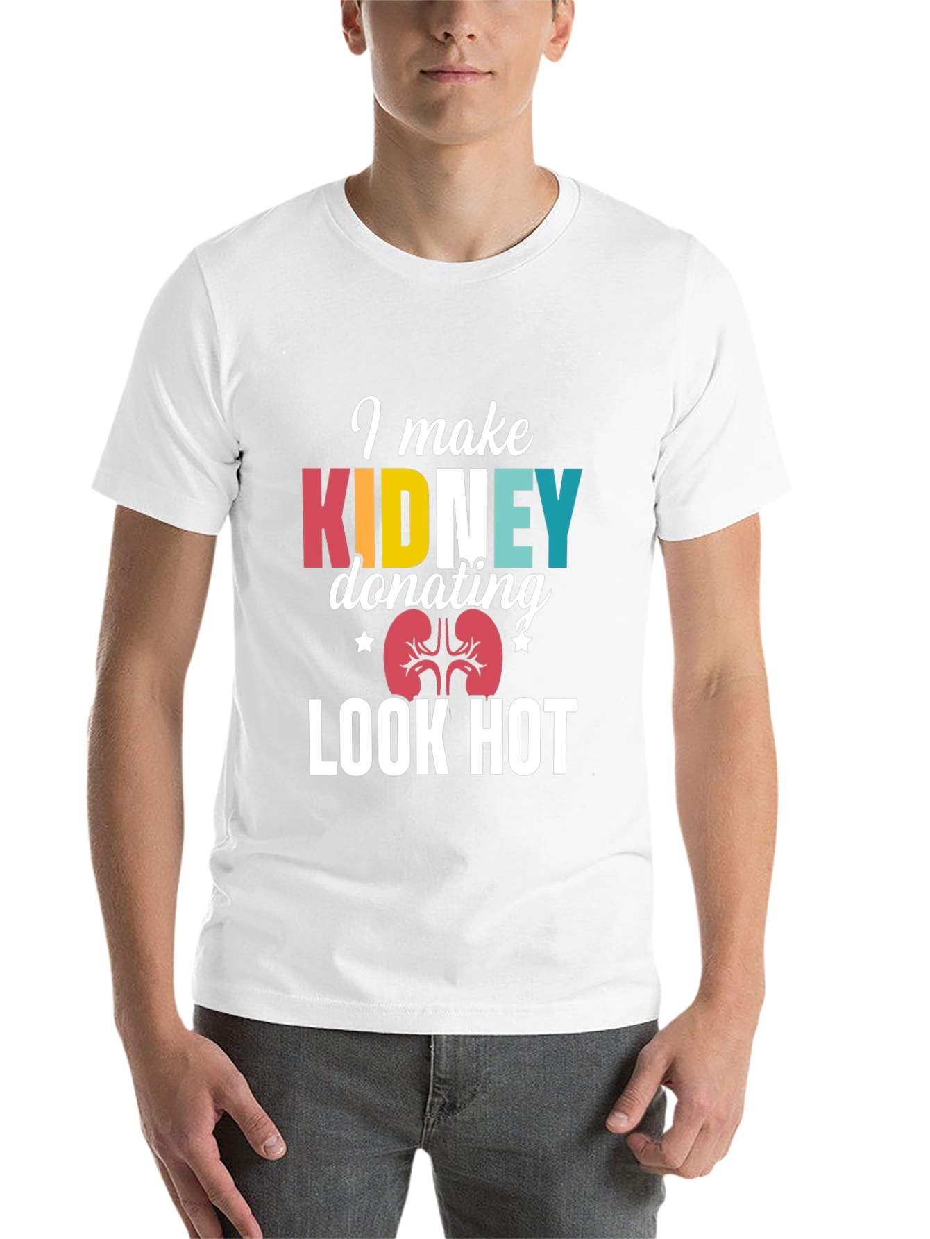 Black Kidney Donation T-Shirt: Make a Statement! view 14