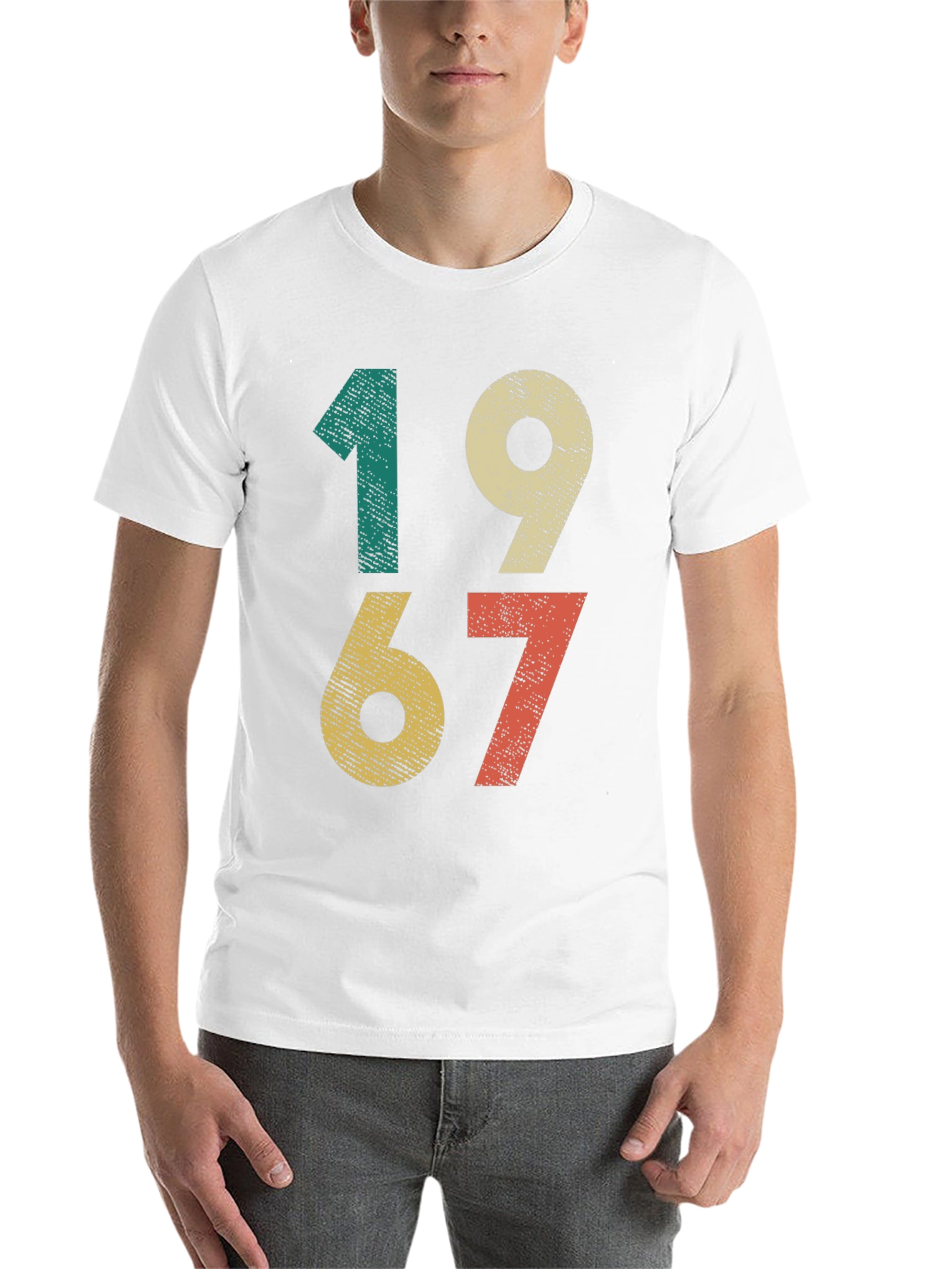 Black Vintage 1967 T-Shirt - Retro Birthday Gift view 14