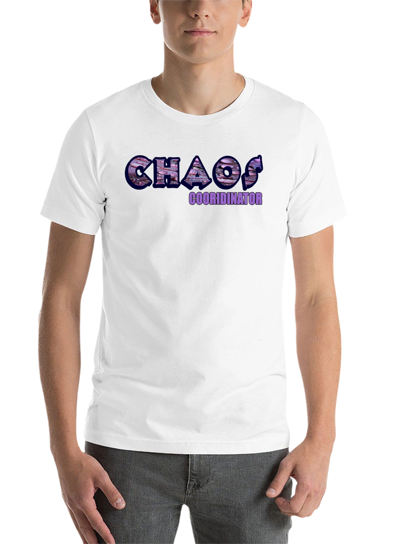Black Chaos Coordinator Graphic T-Shirt view 14