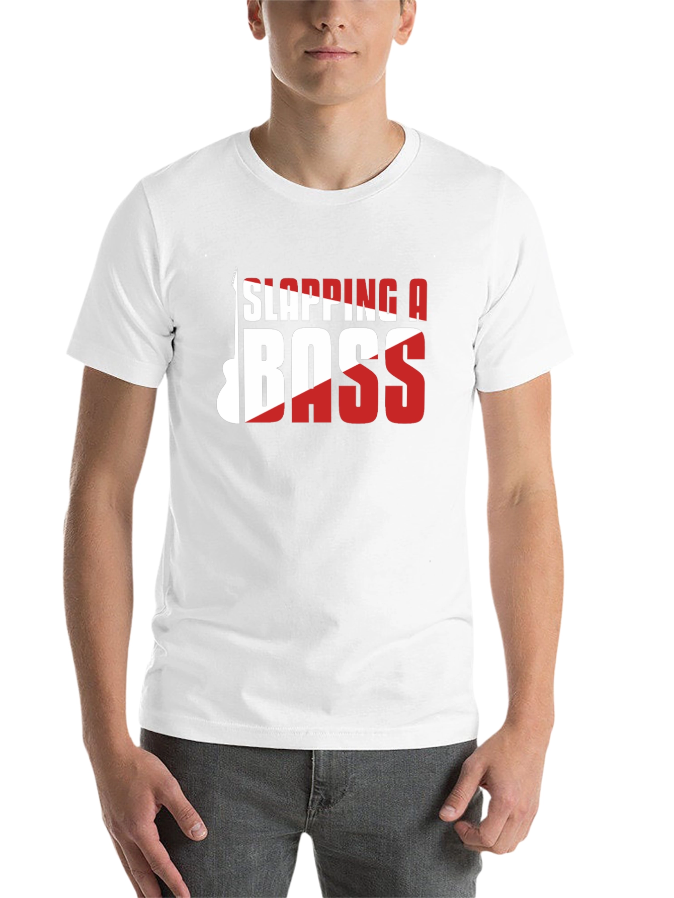 Black Slapping a Bass T-Shirt - Music Lover Tee view 14