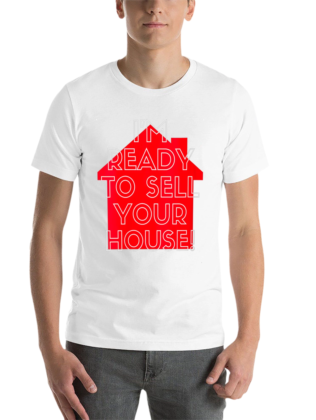 Black I'm Ready to Sell Your House! T-Shirt view 14
