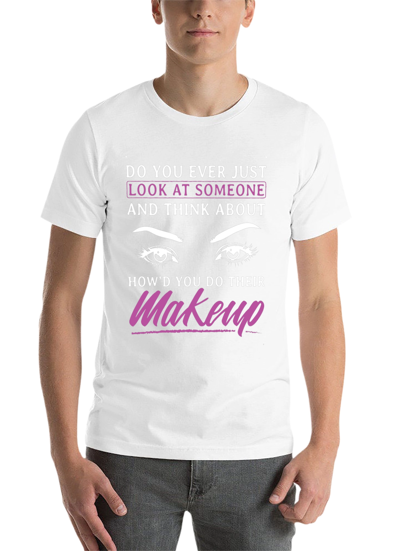 Black Makeup Artist T-Shirt Funny Cosmetic Design Tee view 14