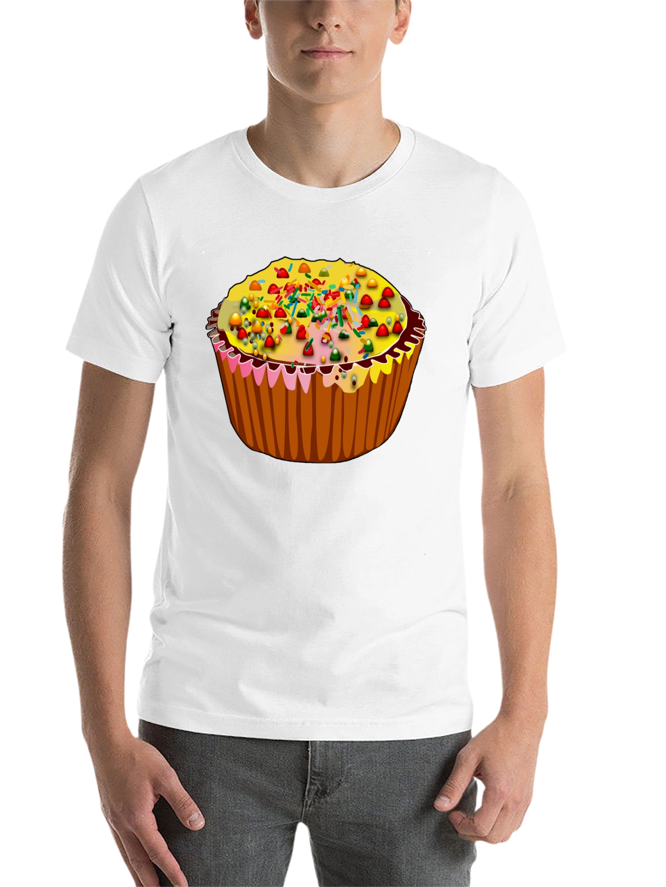 Black Cupcake T-Shirt - Sweet Treat Graphic Tee view 14