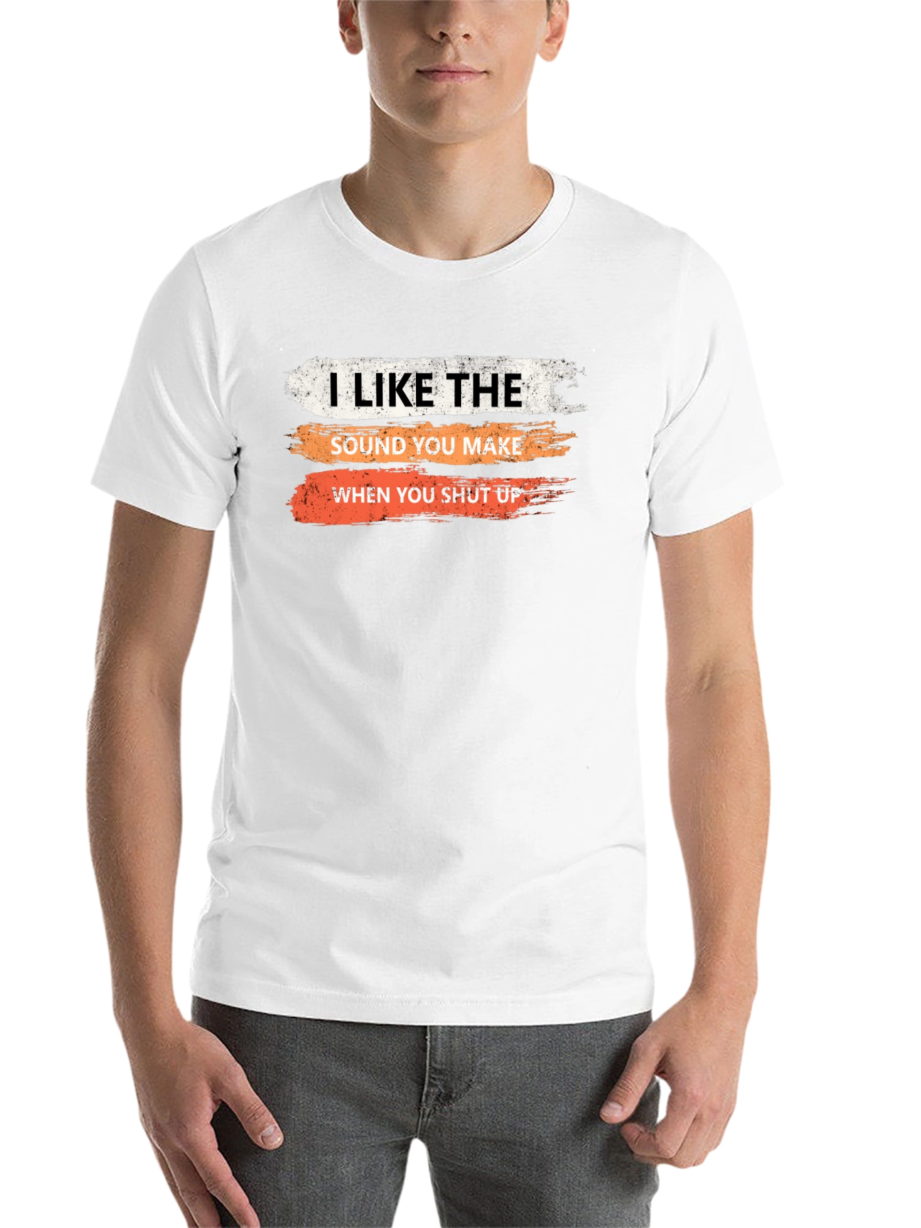 Black Humorous Sarcastic T-Shirt: I Like the Sound You Make... view 14