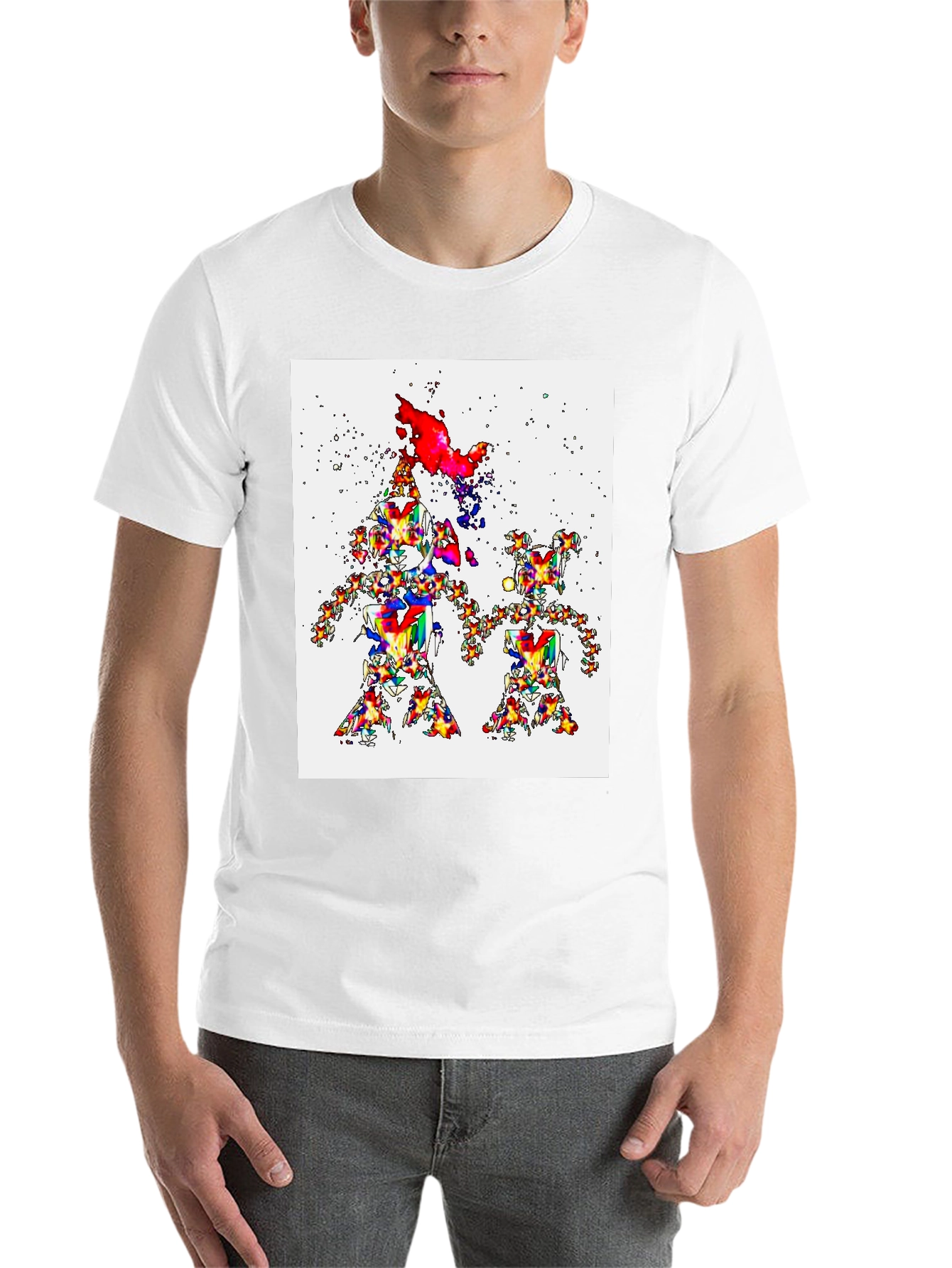 Fractal Family T-Shirt - Colorful Abstract Design - 14