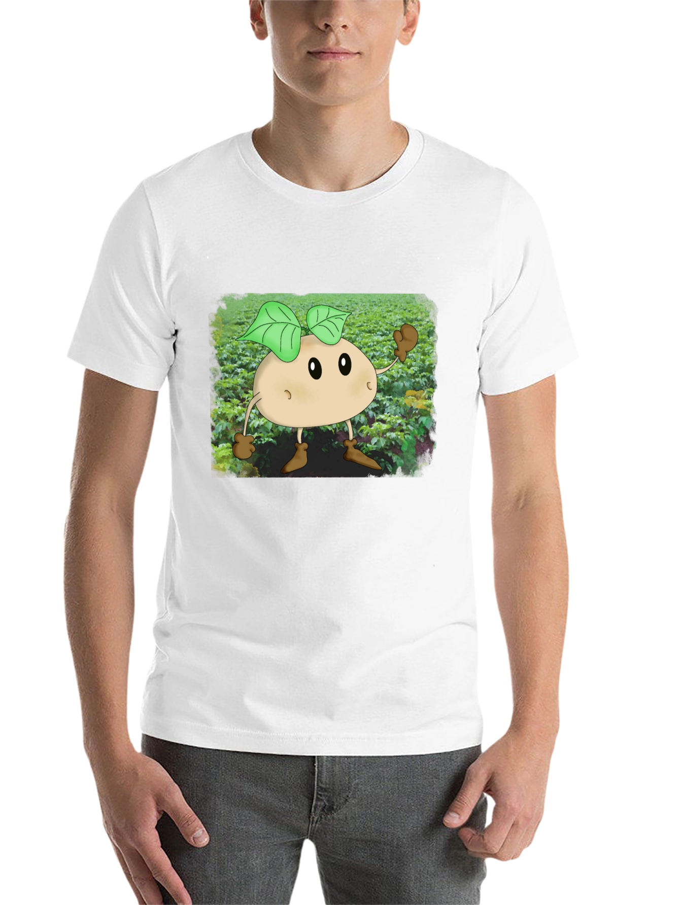 Black Cartoon Spud T-Shirt view 14