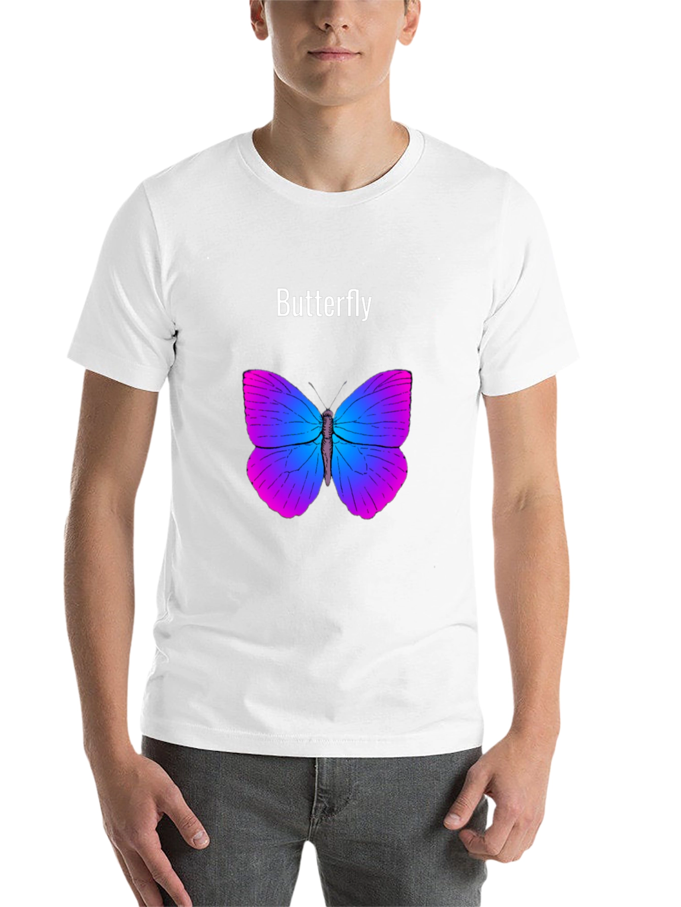 Black Butterfly Graphic T-Shirt - Stylish Unisex Tee view 14