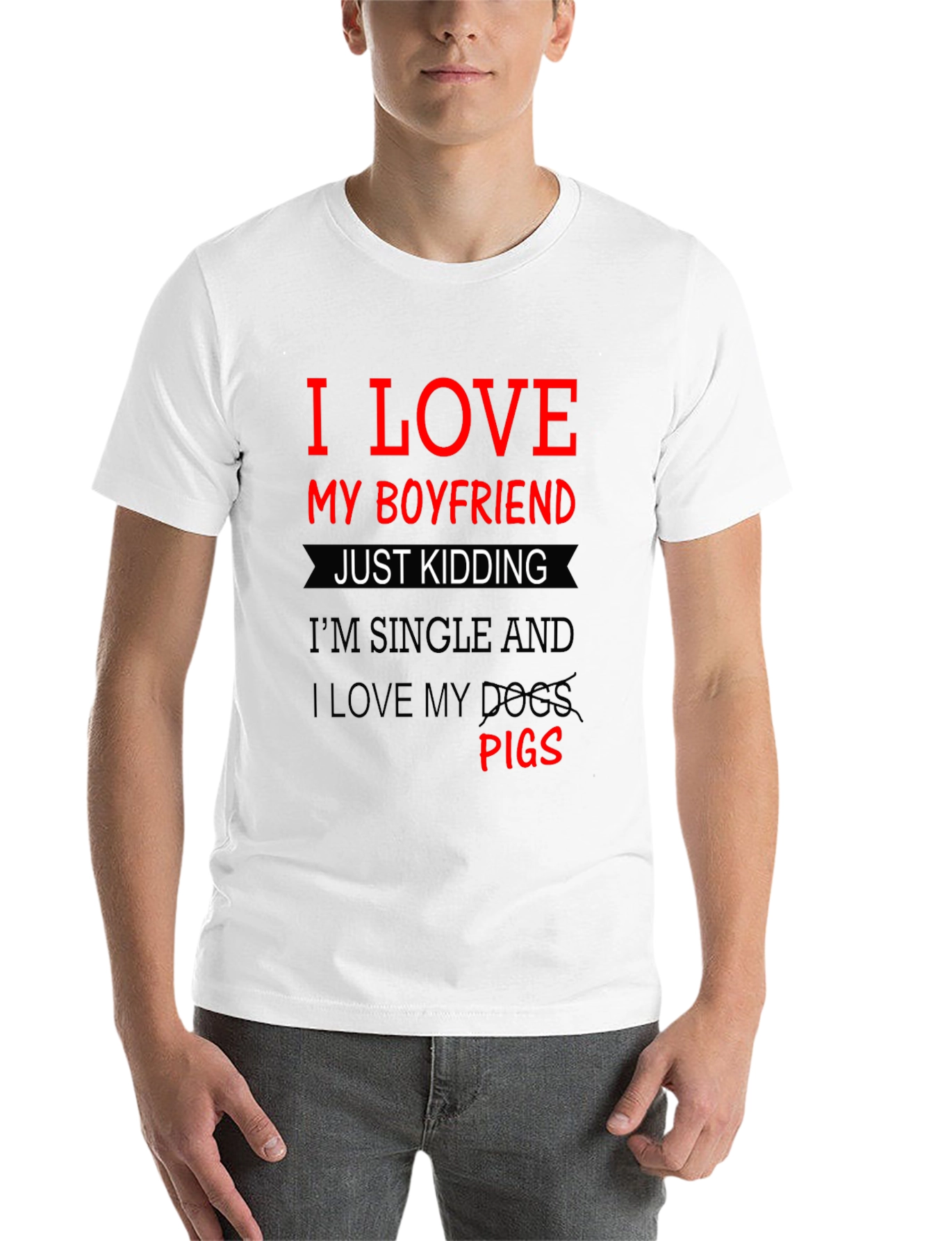 Black I LOVE MY PIGS T-Shirt Novelty Tee Funny Slogan Gift view 14