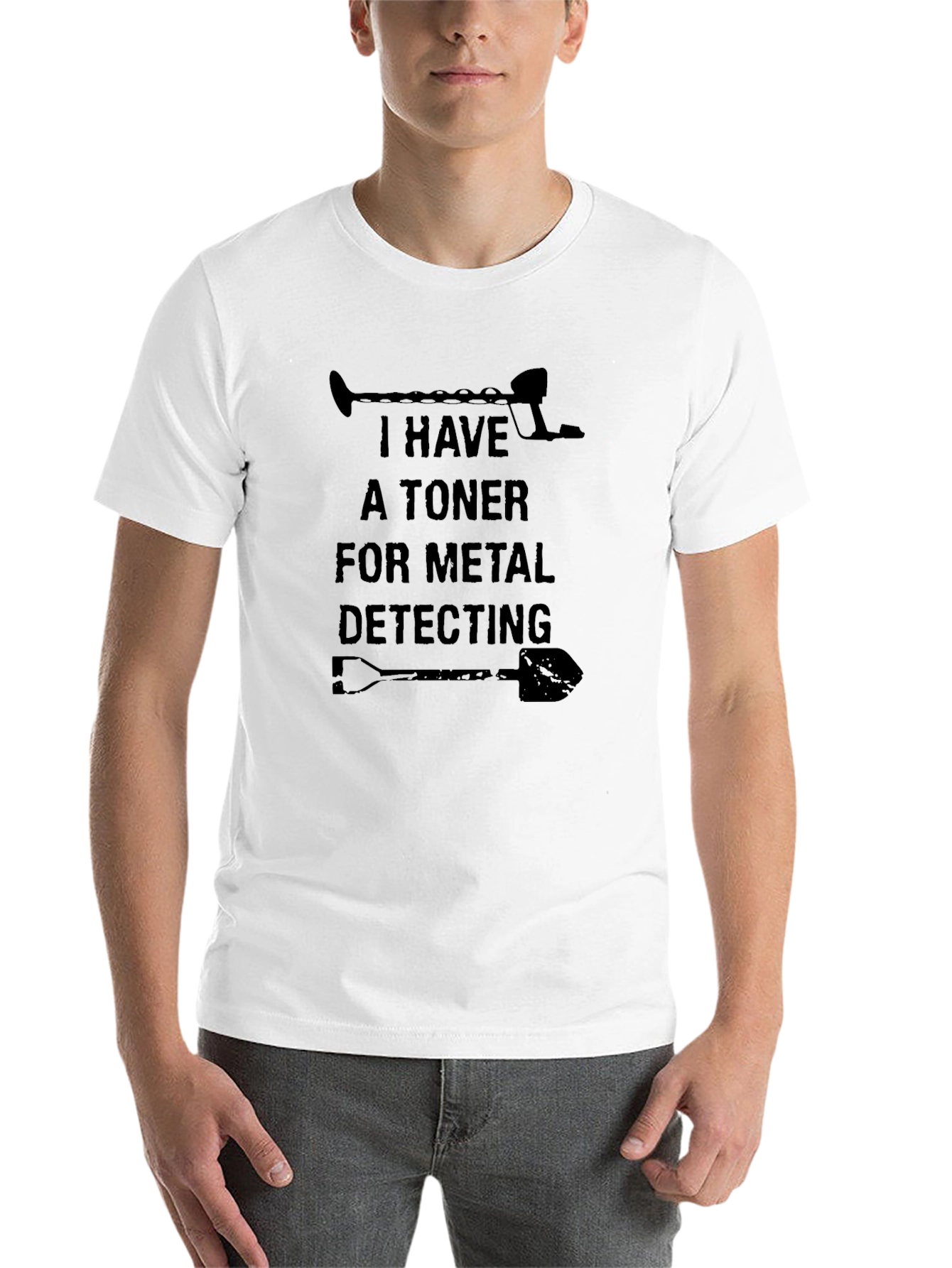 Black Metal Detecting Humor Tee - I Have A Toner view 14