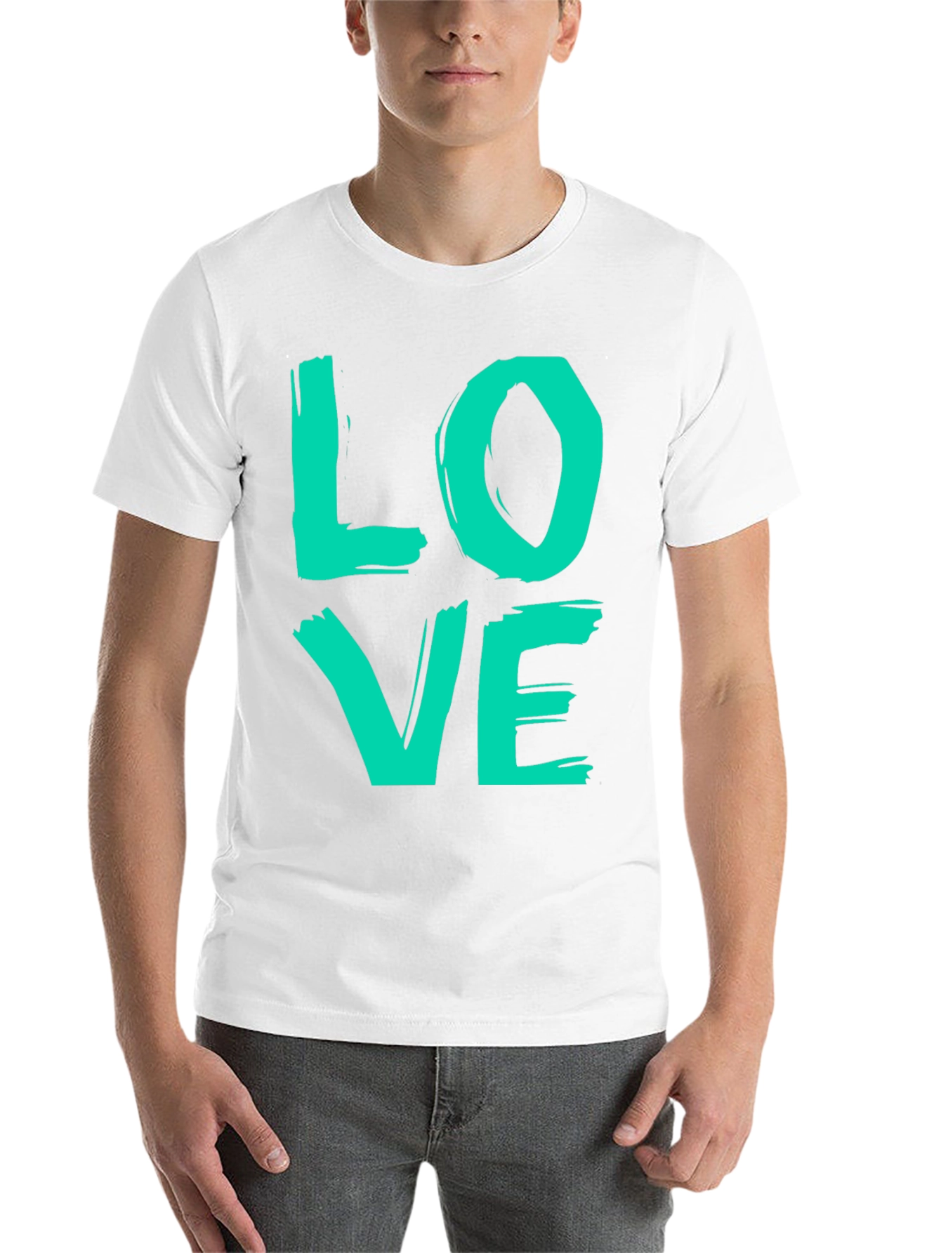 Black Love Graphic T-Shirt - Trendy Casual Tee view 14