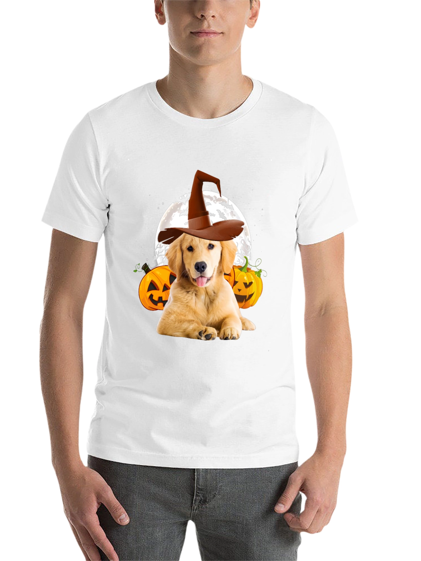 Black Halloween Dog T-Shirt view 14