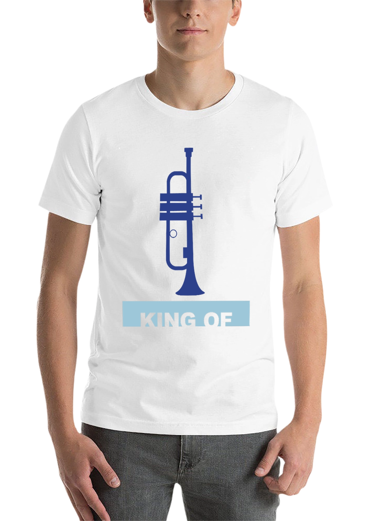 Black King of Trumpet T-Shirt - Musical Instrument Tee view 14