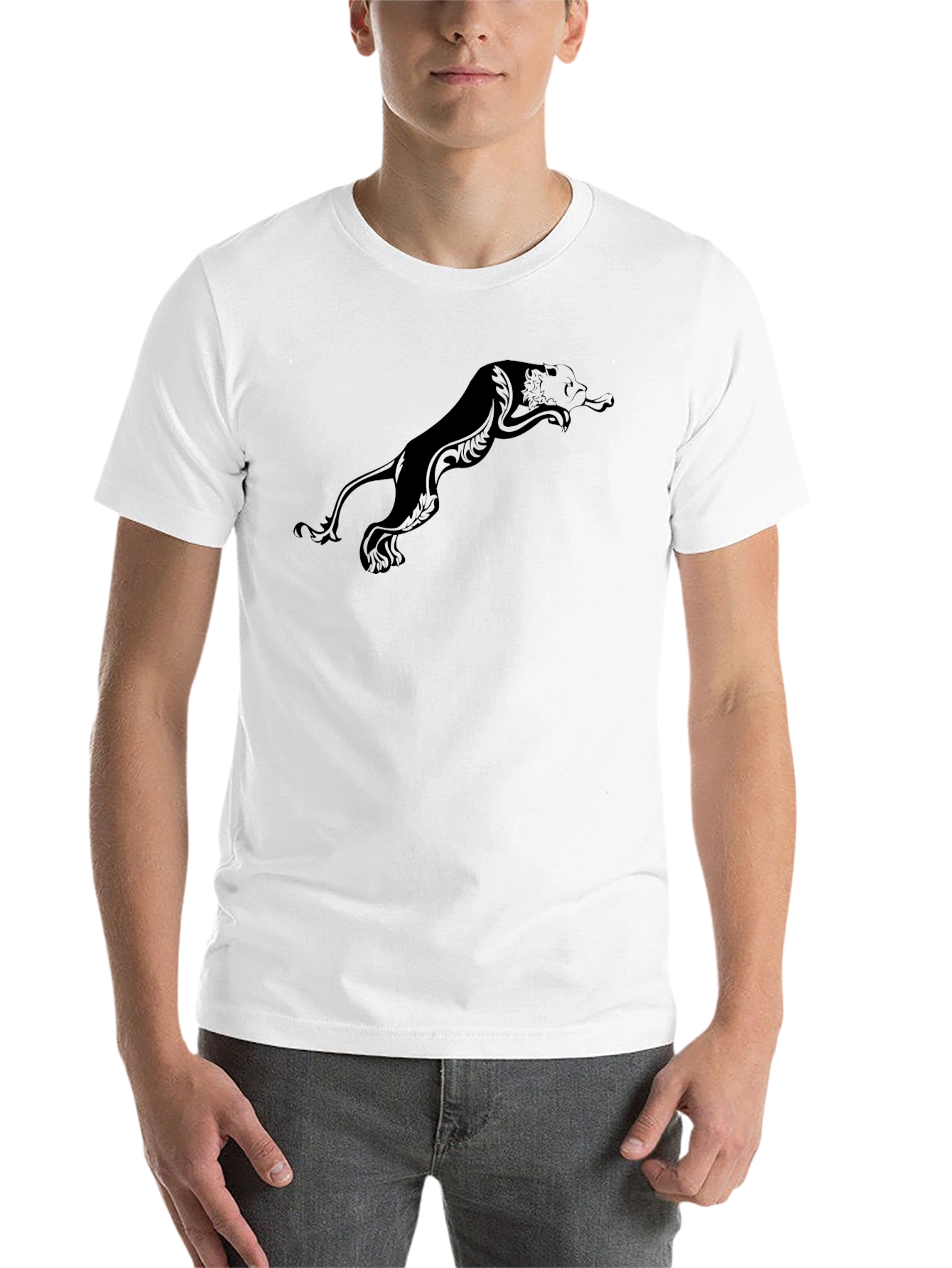 Black Black Panther Graphic Tee - Stylish Men's Casual T-Shirt view 14