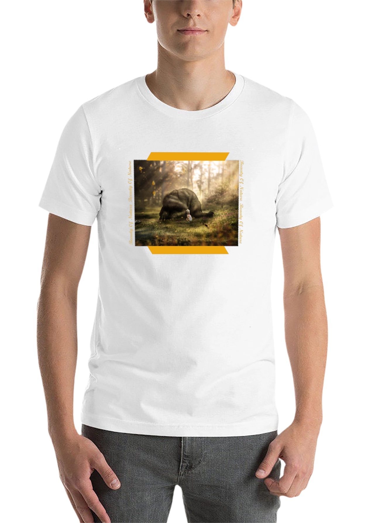 Black Nature's Beauty Graphic Tee - Soft Cotton Blend view 14