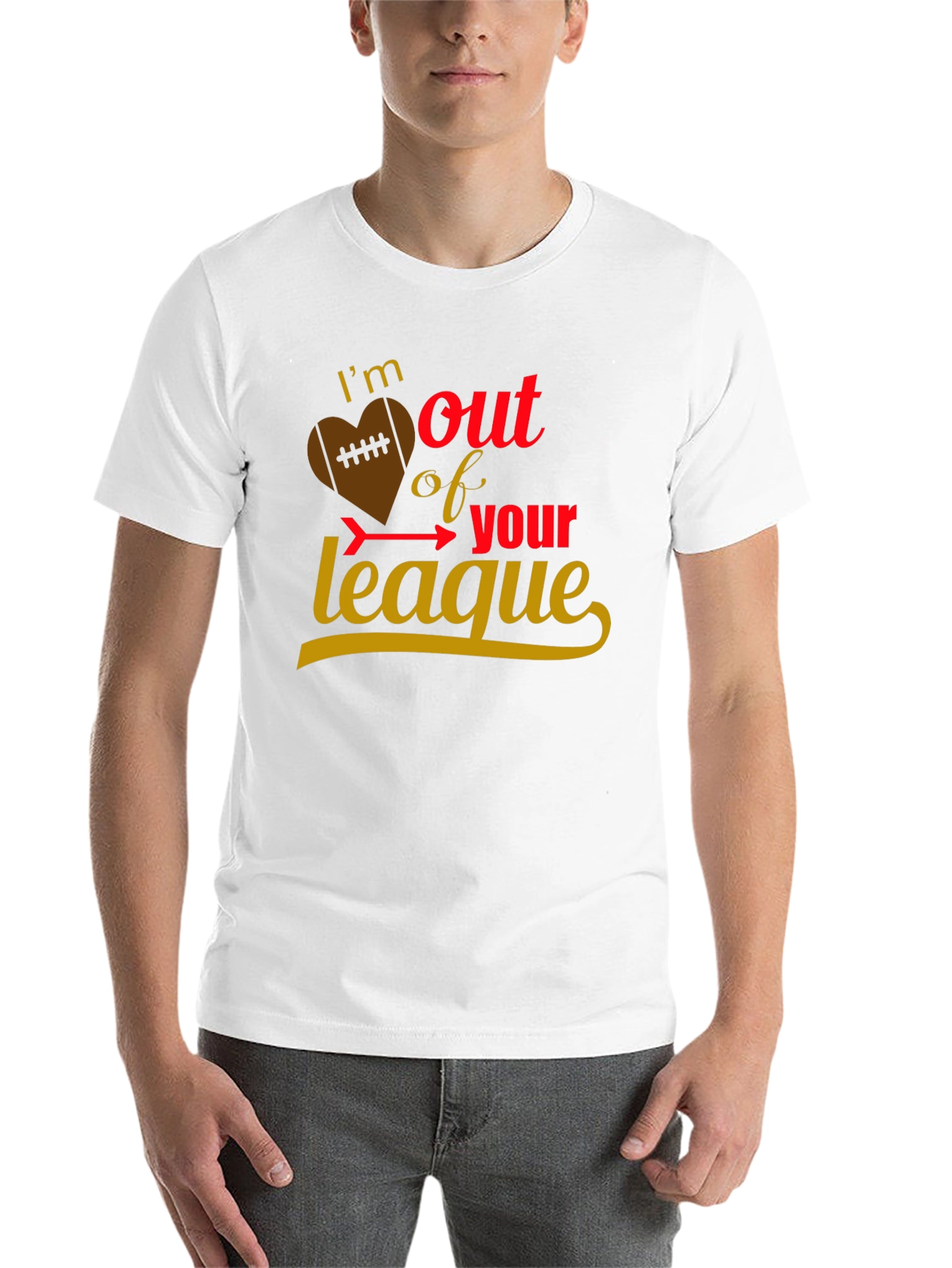 Black I'm Out of Your League Graphic Tee view 14