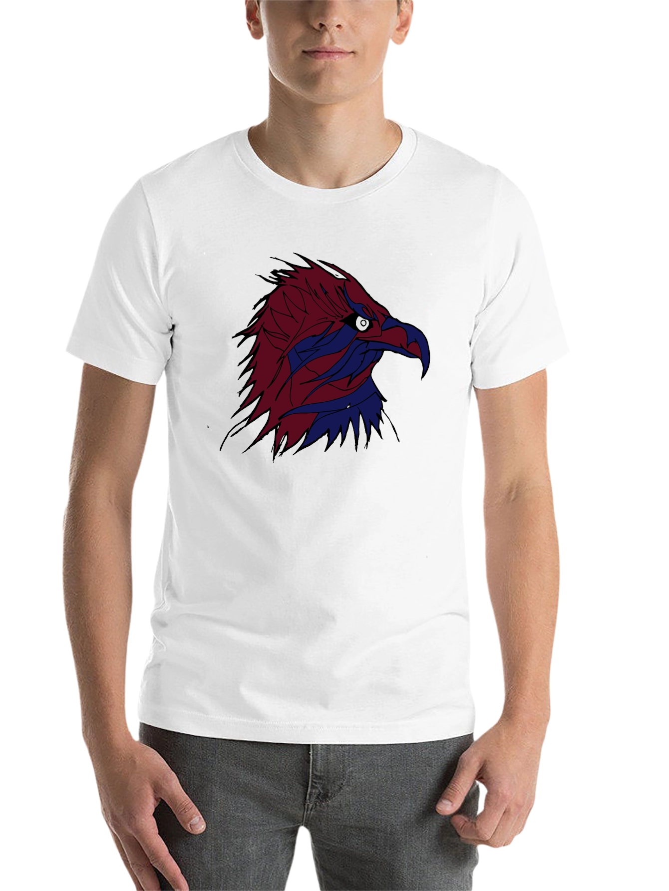 Black Eagle Graphic Black Tee - Striking Design view 14